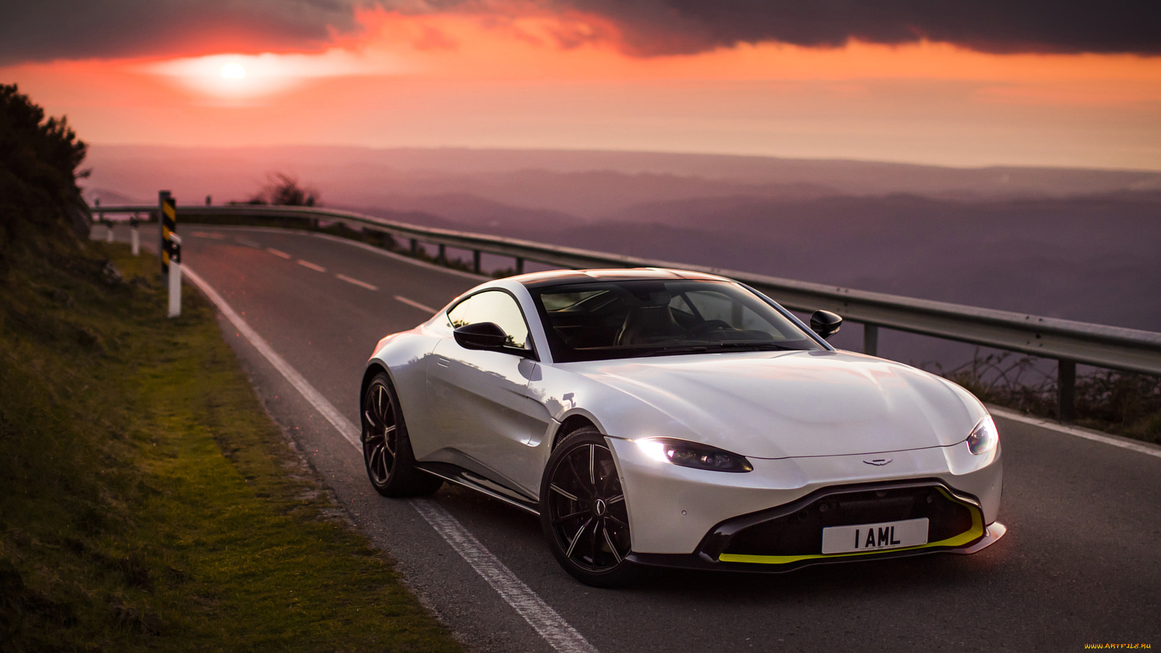 aston, martin, vantage, 2019, автомобили, aston, martin, aston, martin, vantage, 2019, белый
