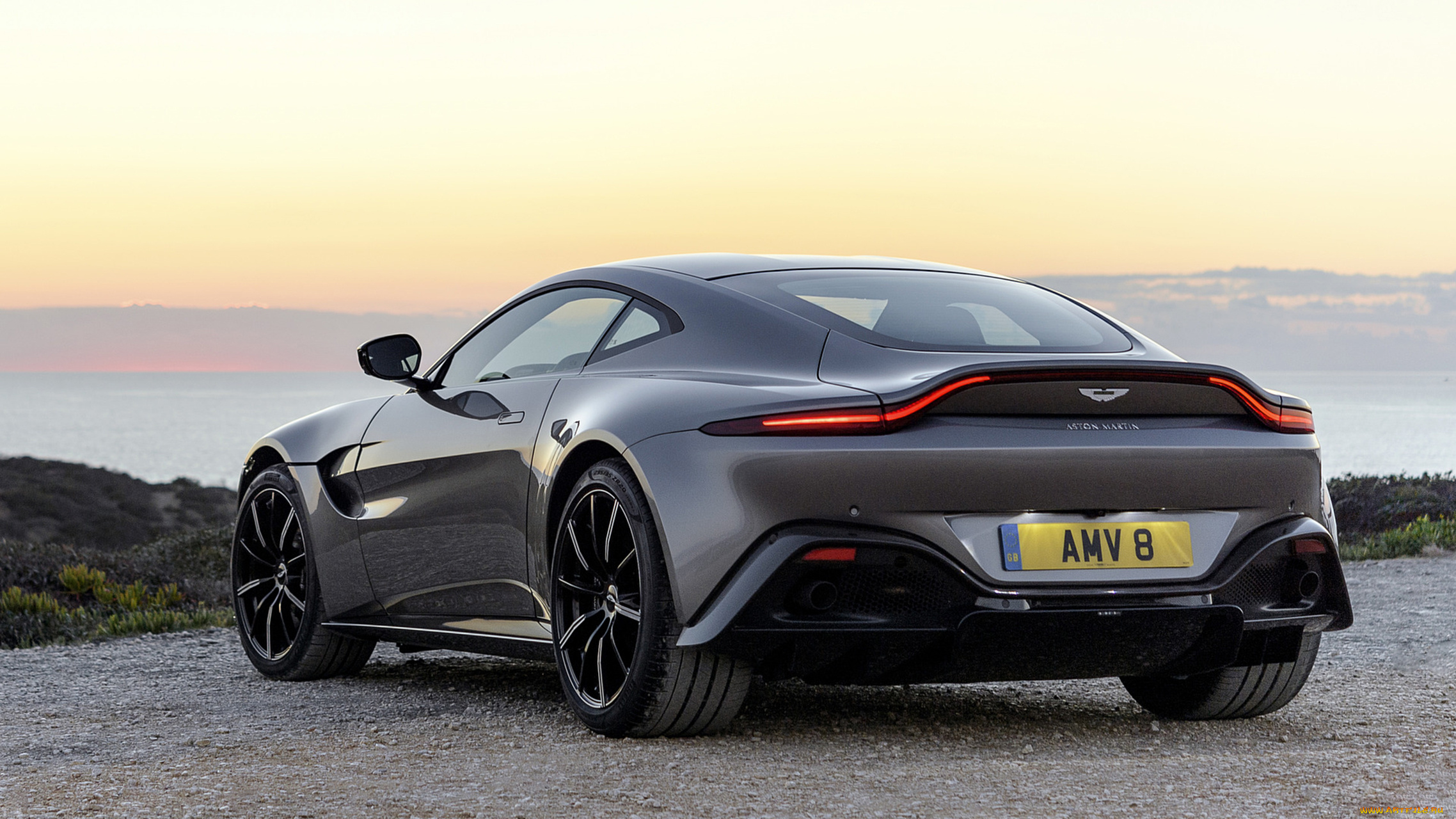 aston, martin, vantage, 2019, автомобили, aston, martin, aston, martin, vantage, 2019, серый, металлик