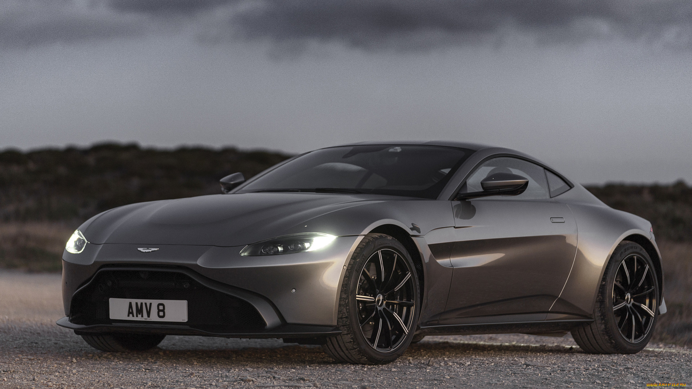 aston, martin, vantage, 2019, автомобили, aston, martin, aston, martin, vantage, 2019, серый, металлик