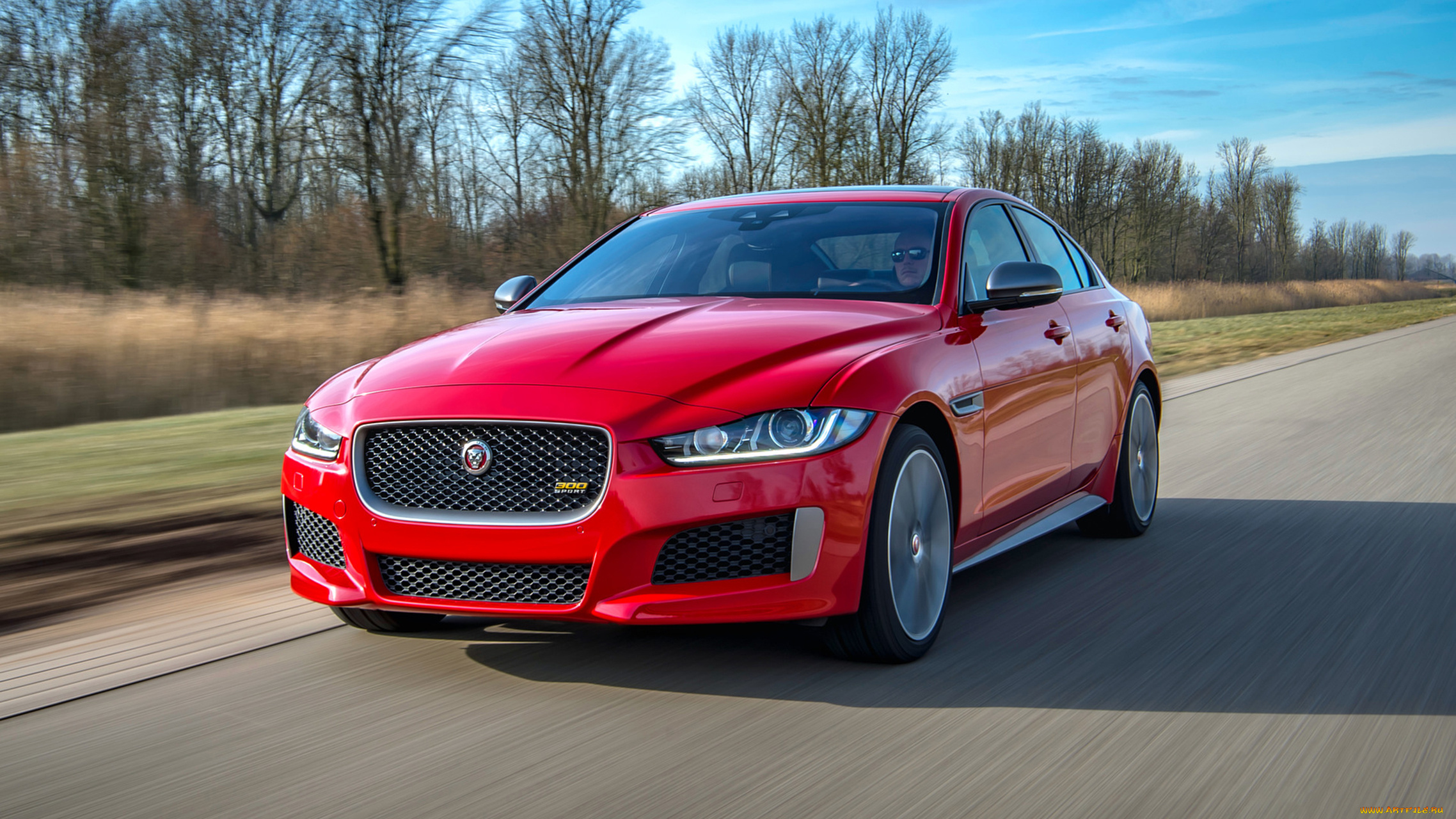 jaguar, xe, 300, sport, 2019, автомобили, jaguar, xe, 300, sport, 2019, красный