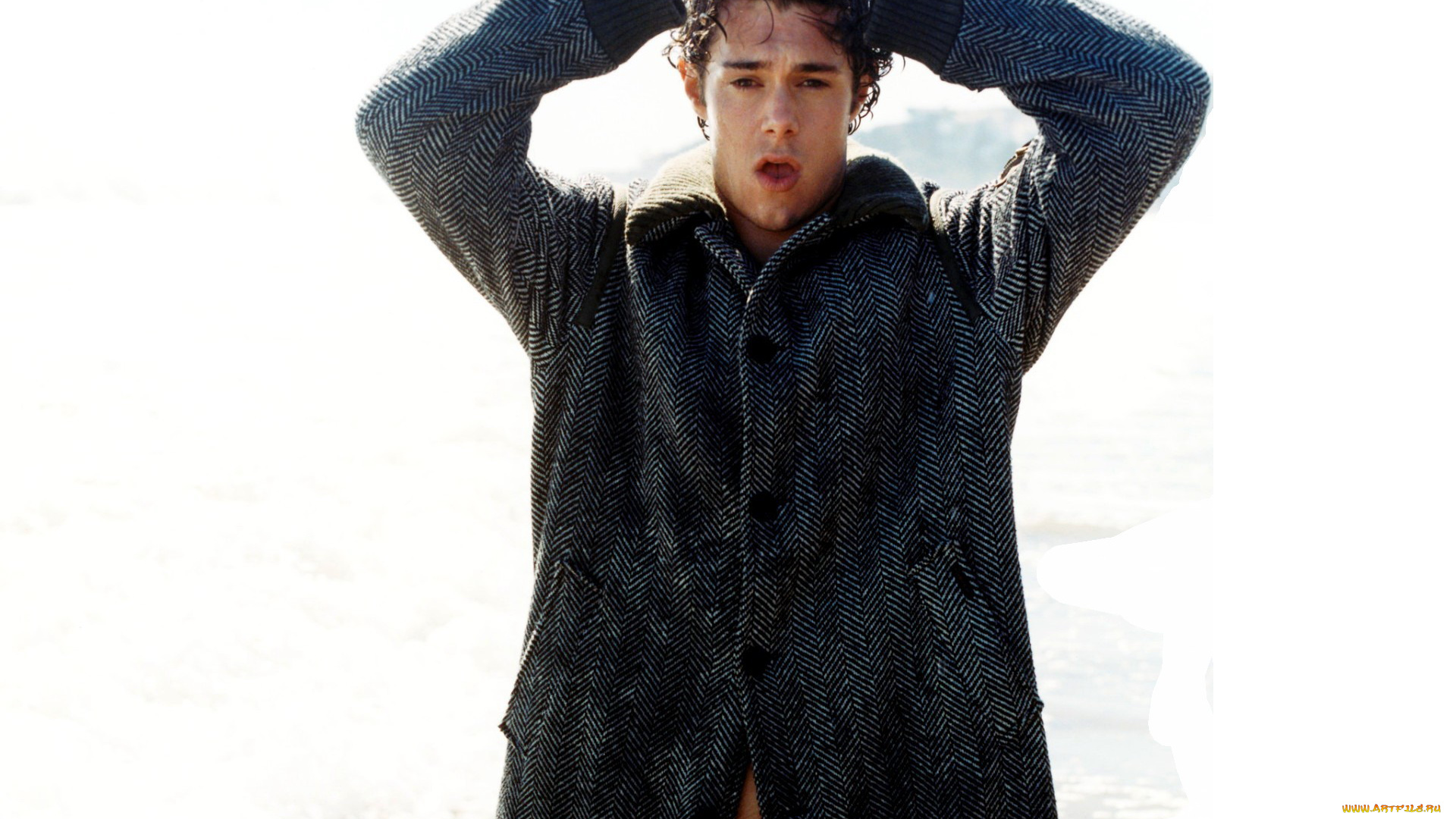 мужчины, adam, brody, пальто, эмоции, актер