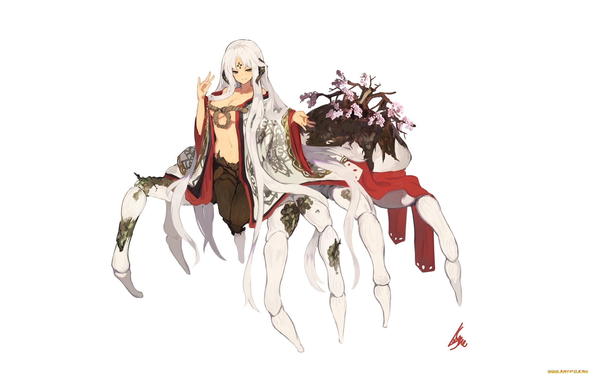 аниме, животные, , существа, паук