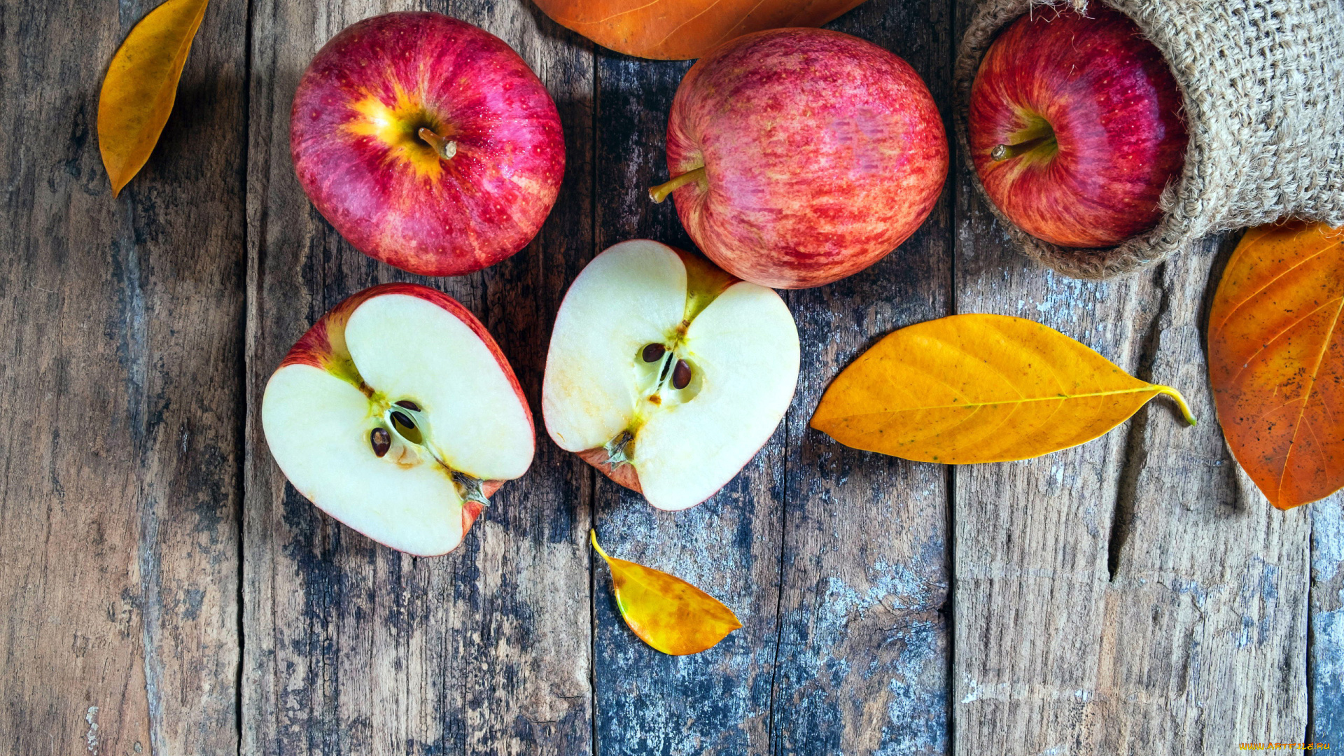 еда, яблоки