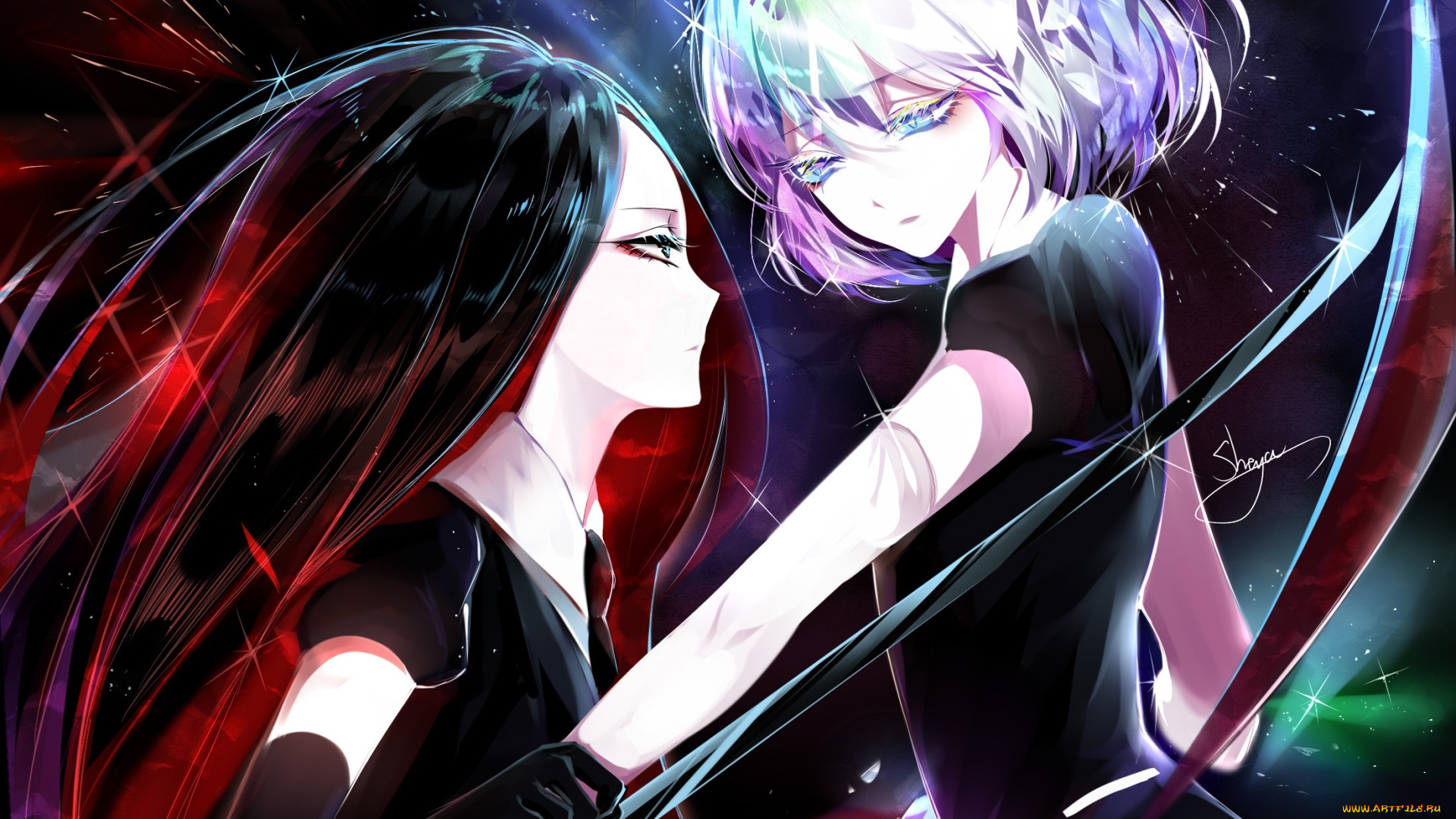 sheya, аниме, houseki, no, kuni, девушки