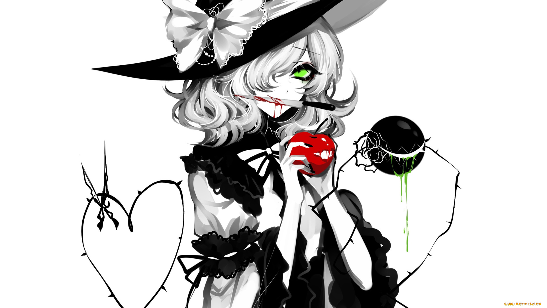 sheya, аниме, touhou, девушка