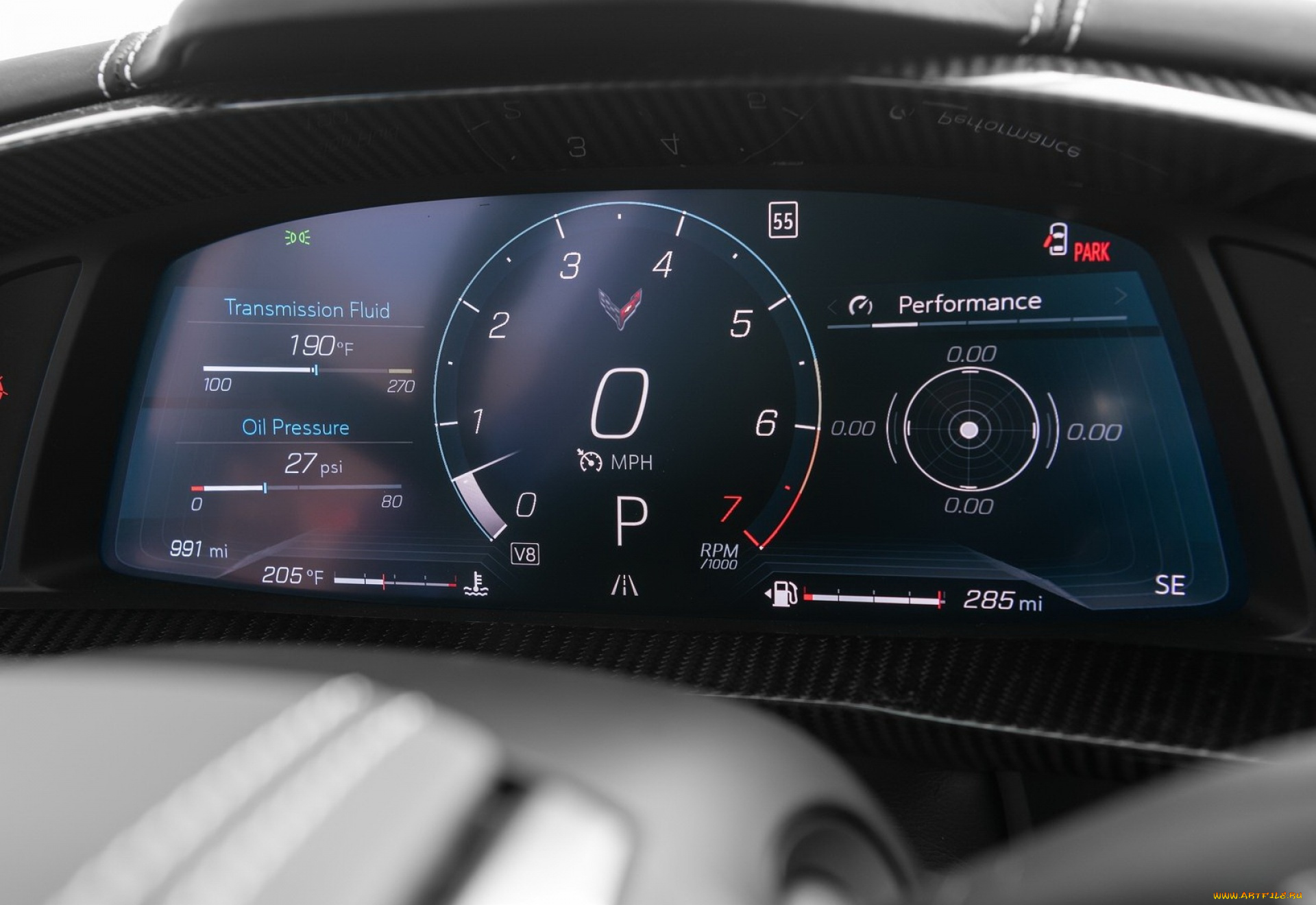 2020, chevrolet, corvette, c8, stingray, автомобили, фрагменты, автомобиля, приборная, панель, гиперкар, сhevrolet, corvette, c8, stingray, 2020