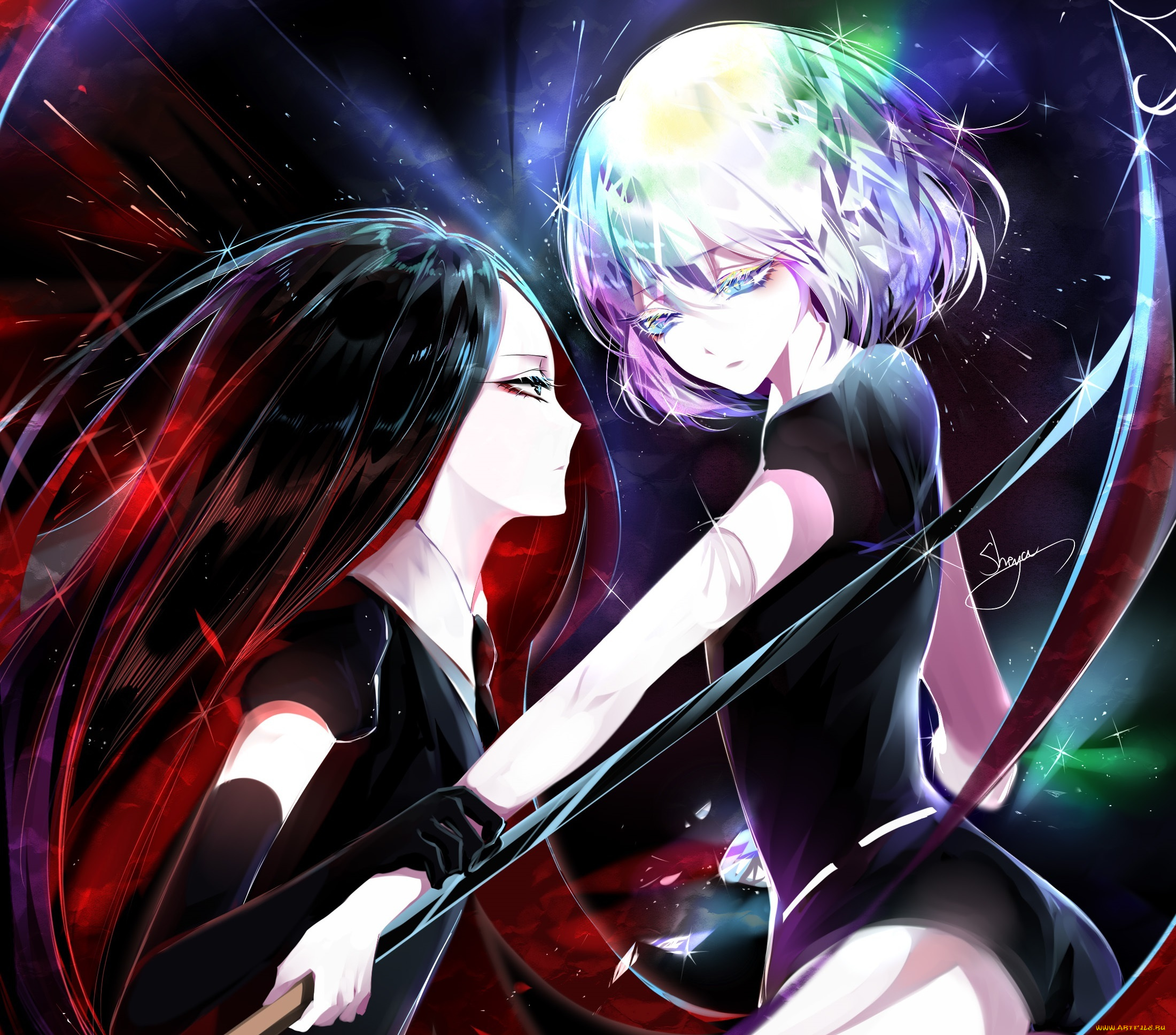 sheya, аниме, houseki, no, kuni, девушки