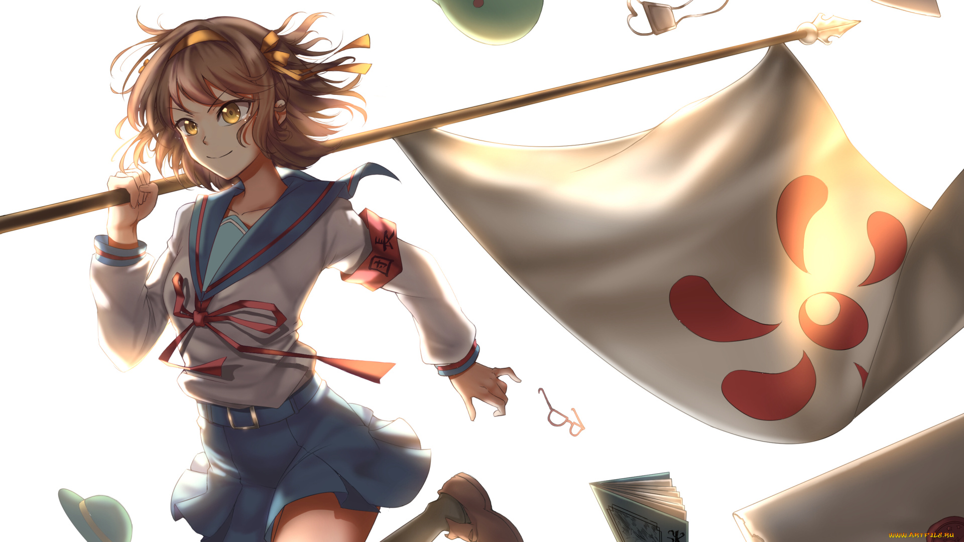 аниме, the, melancholy, of, haruhi, suzumiya, харухи, судзумия