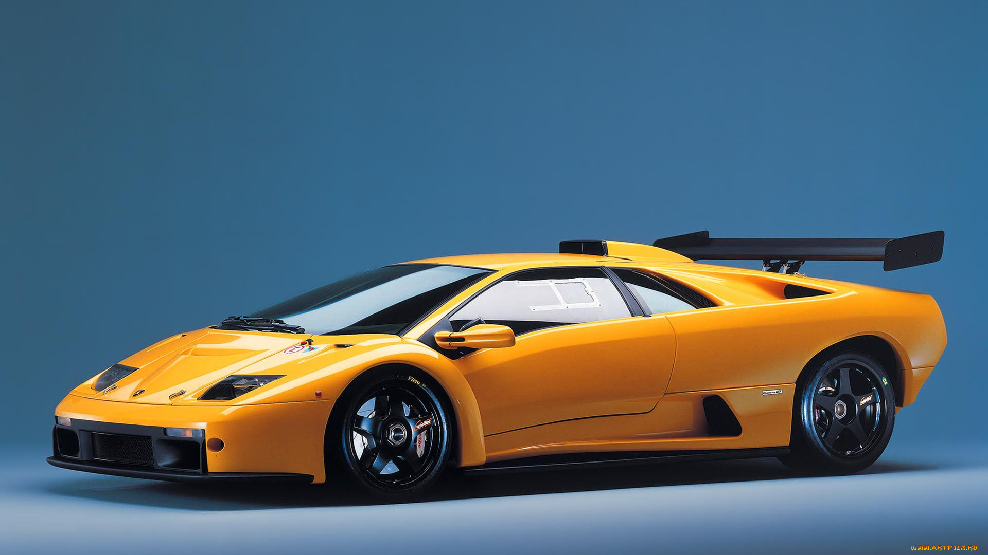 автомобили, lamborghini, diablo, ламборгини, желтый