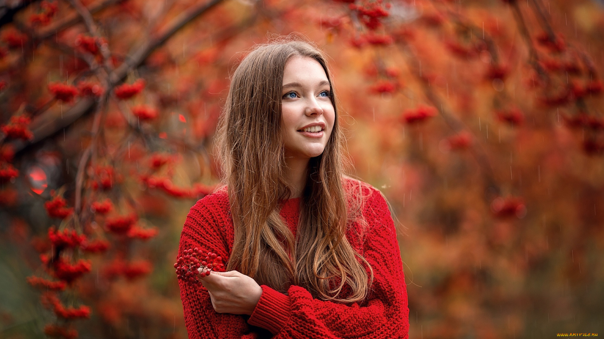 девушки, -, брюнетки, , шатенки, рябина