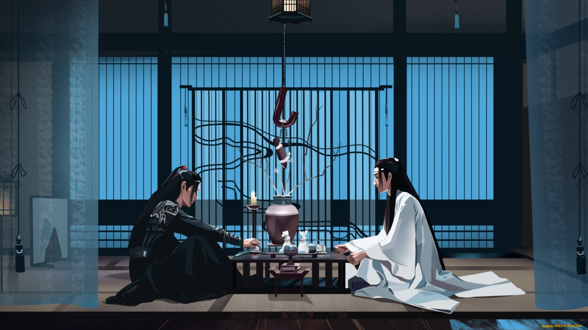 рисованное, кино, , мультфильмы, вэй, усянь, лань, ванцзы, трапеза