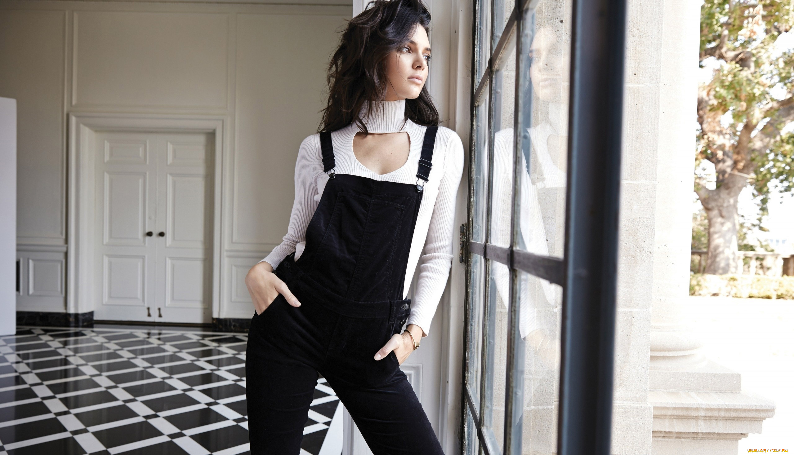 девушки, kendall, jenner, комбинезон