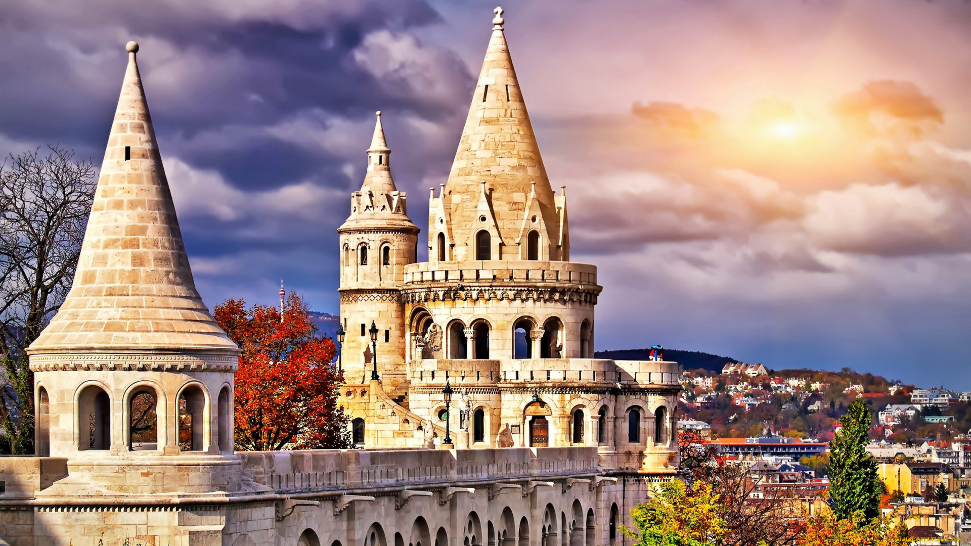 города, будапешт, , венгрия, замок