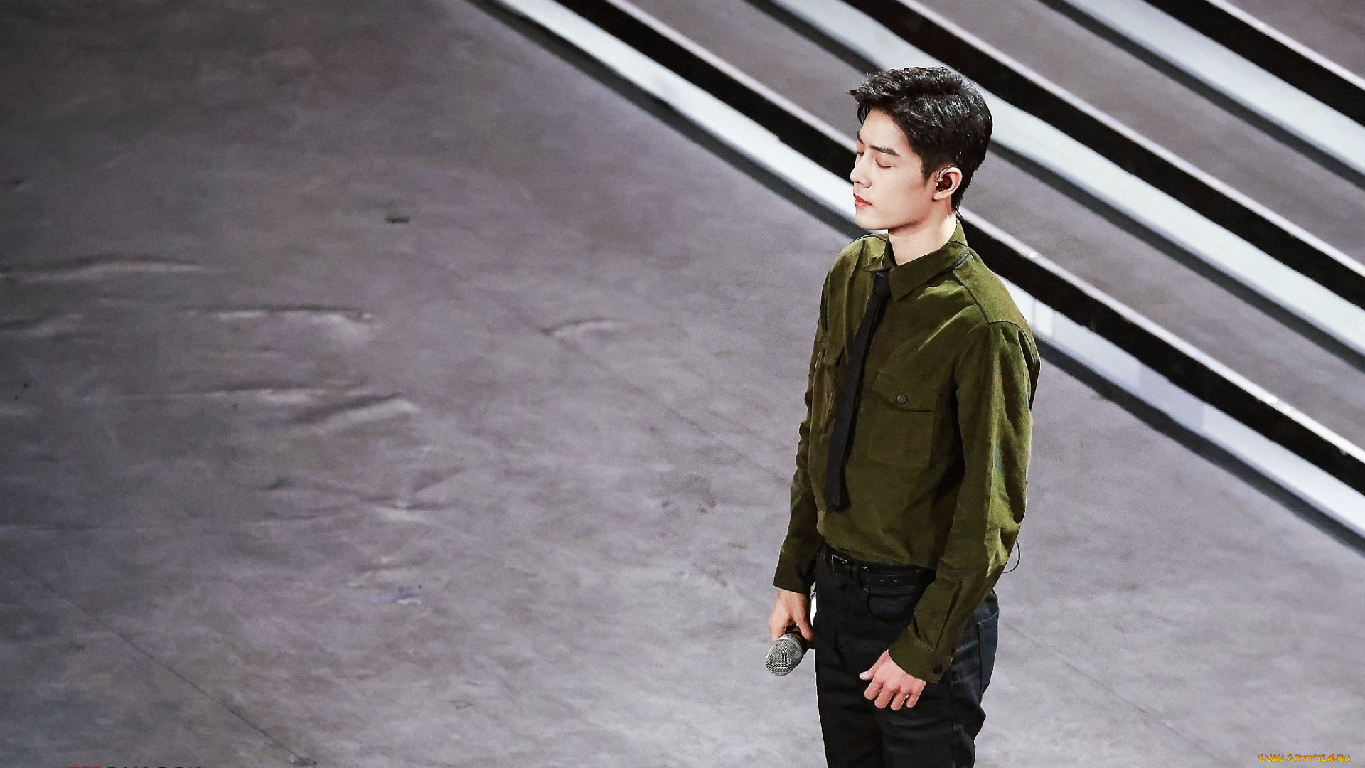 мужчины, xiao, zhan, актер, сцена