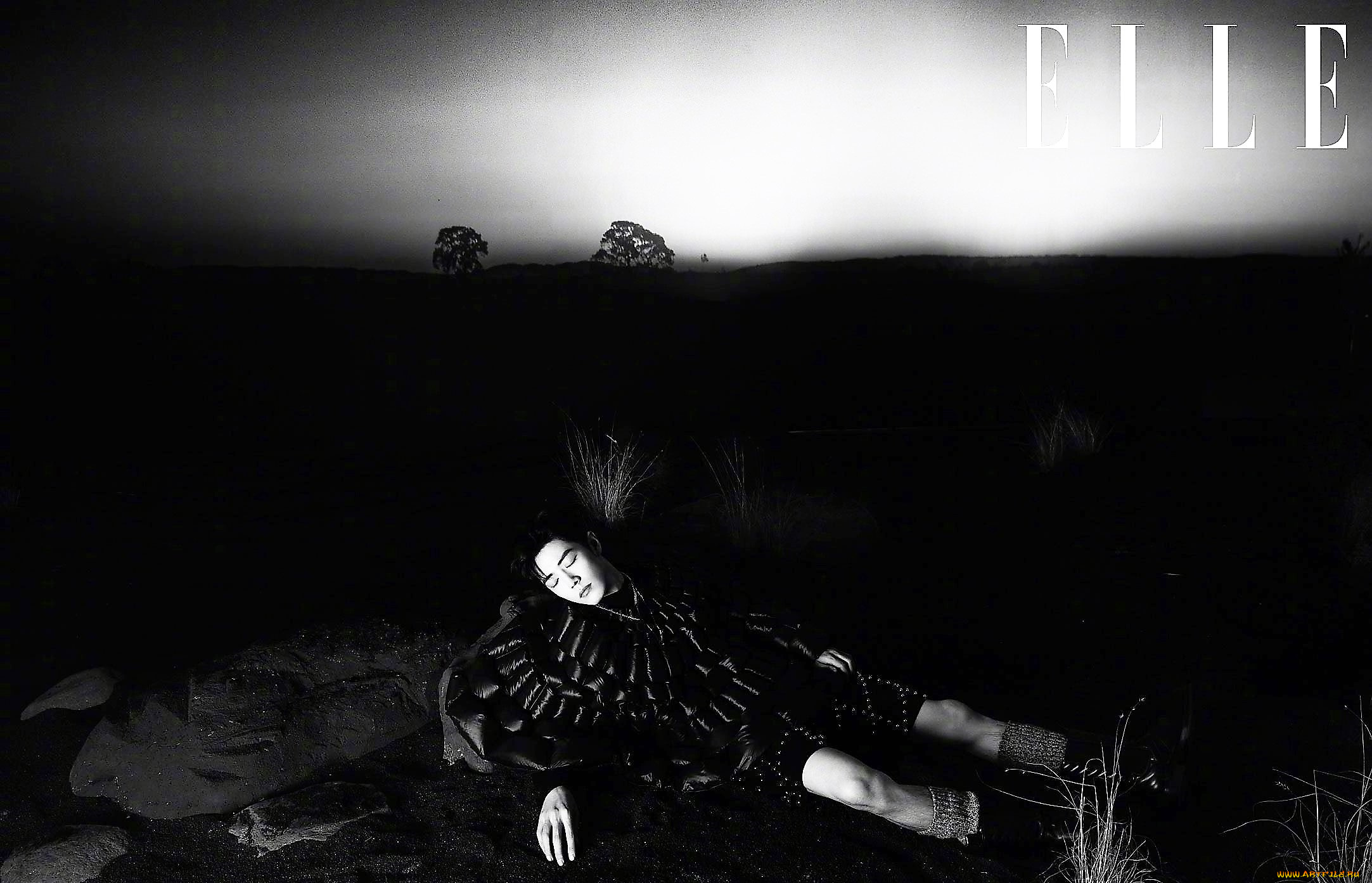 мужчины, xiao, zhan, актер, пончо, шорты, степь