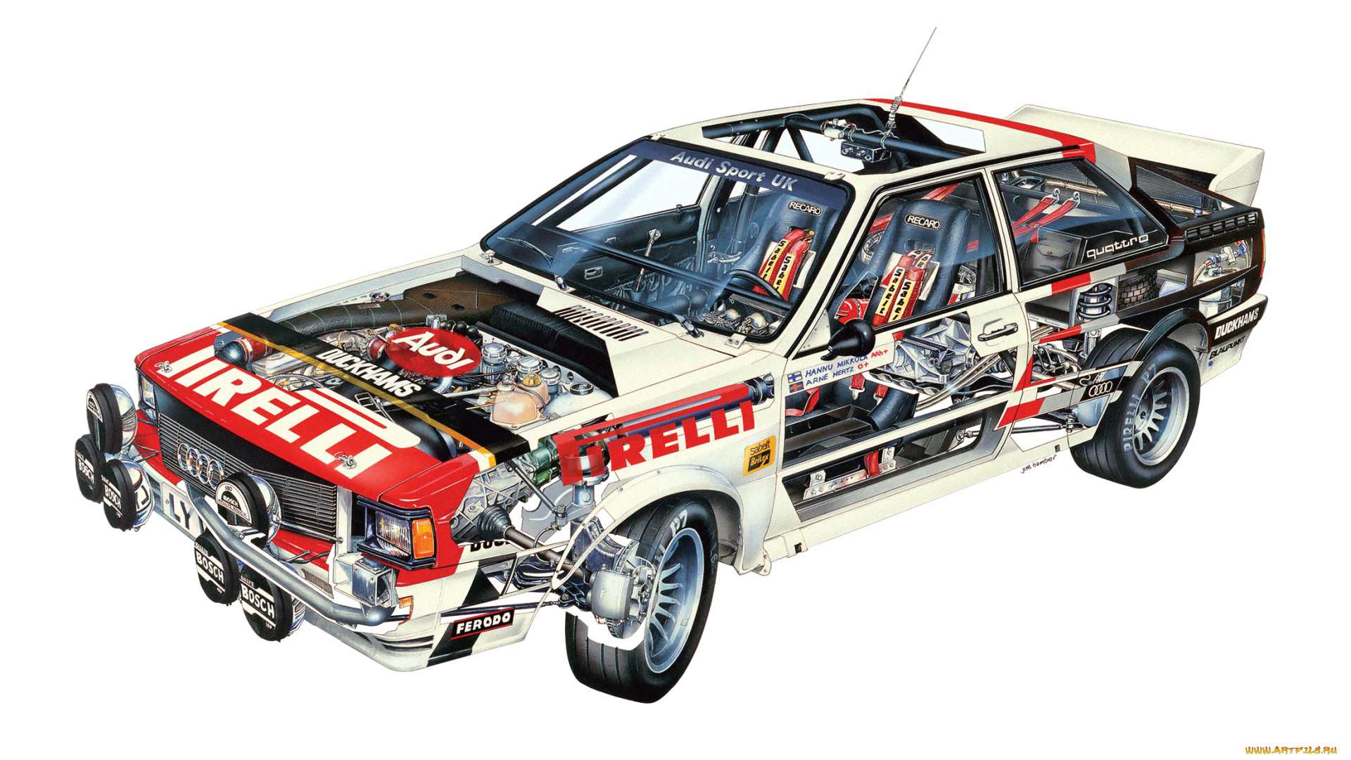 audi, quattro, автомобили, рентген, audi