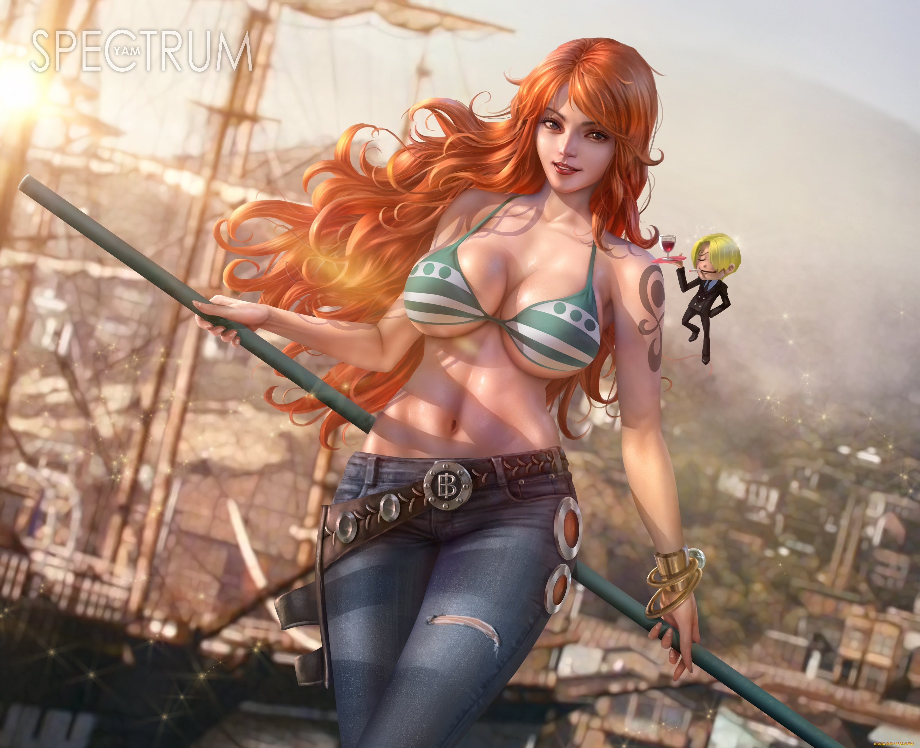 аниме, one, piece, one, piece