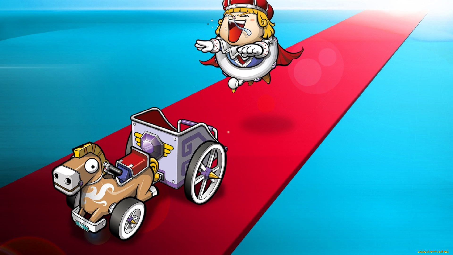 видео, игры, kart, n`, crazy, дорожка, король, сопли, повозка