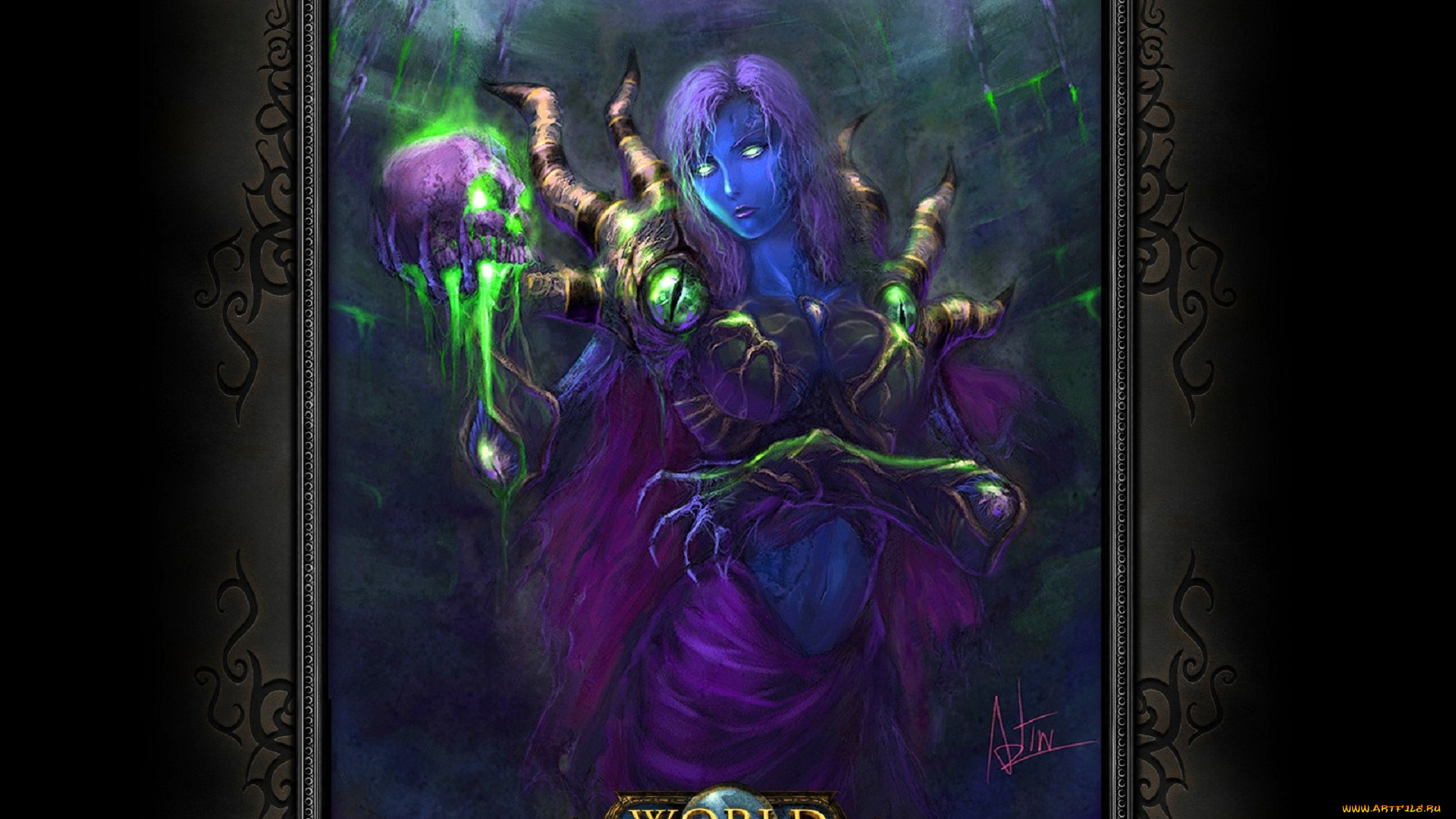 видео, игры, world, of, warcraft, девушка, нечисть