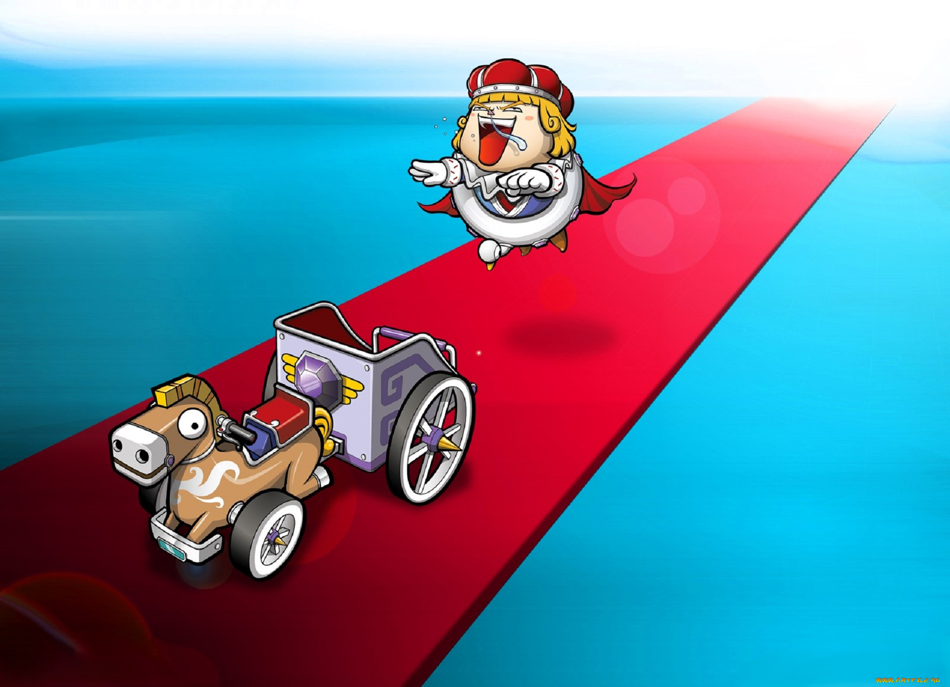 видео, игры, kart, n`, crazy, дорожка, король, сопли, повозка