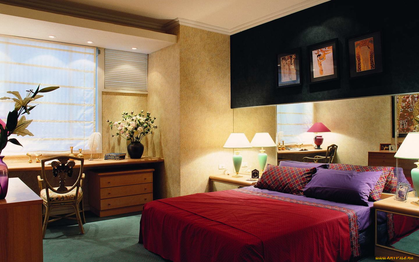 интерьер, спальня