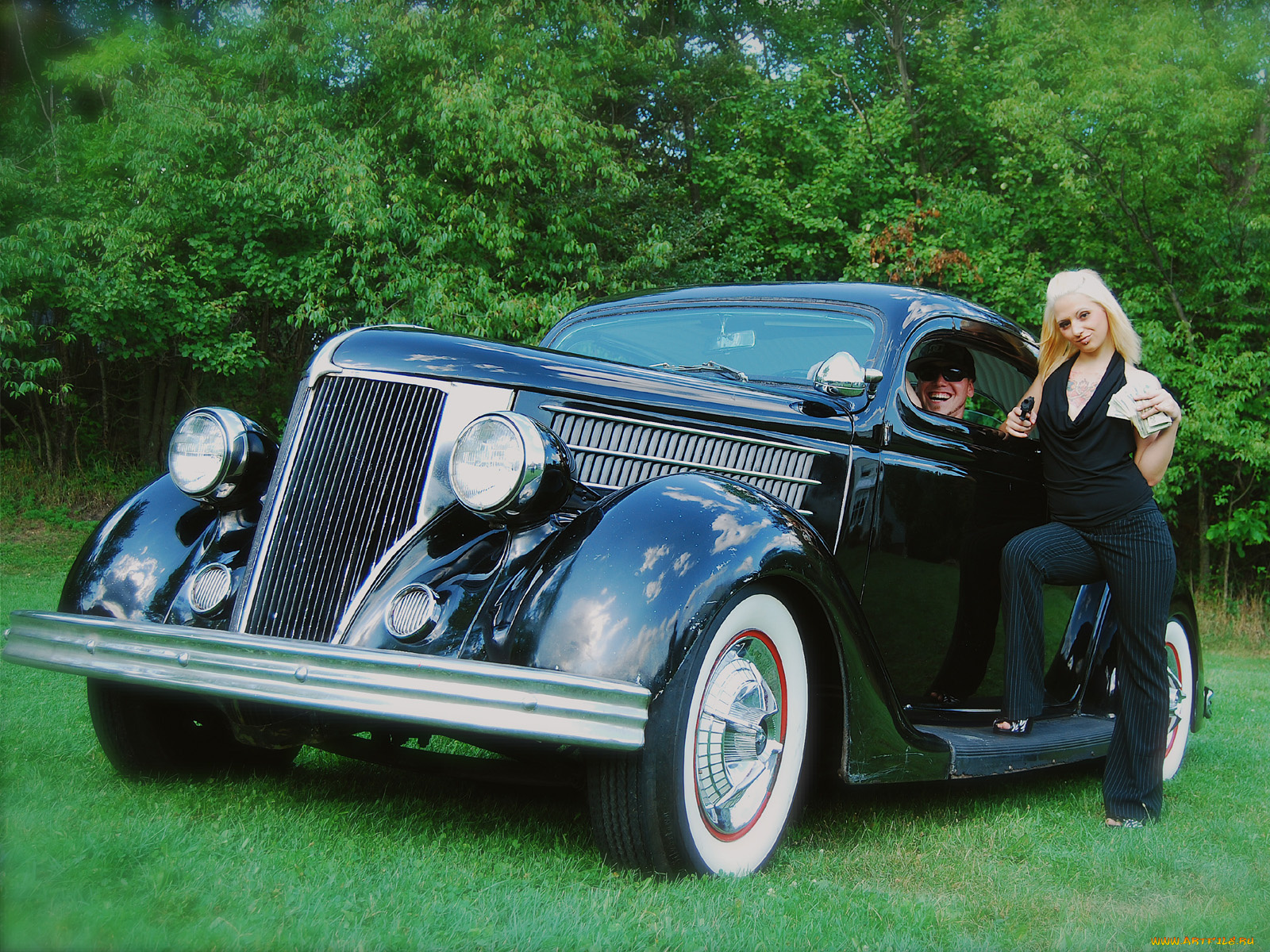 автомобили, авто, девушками