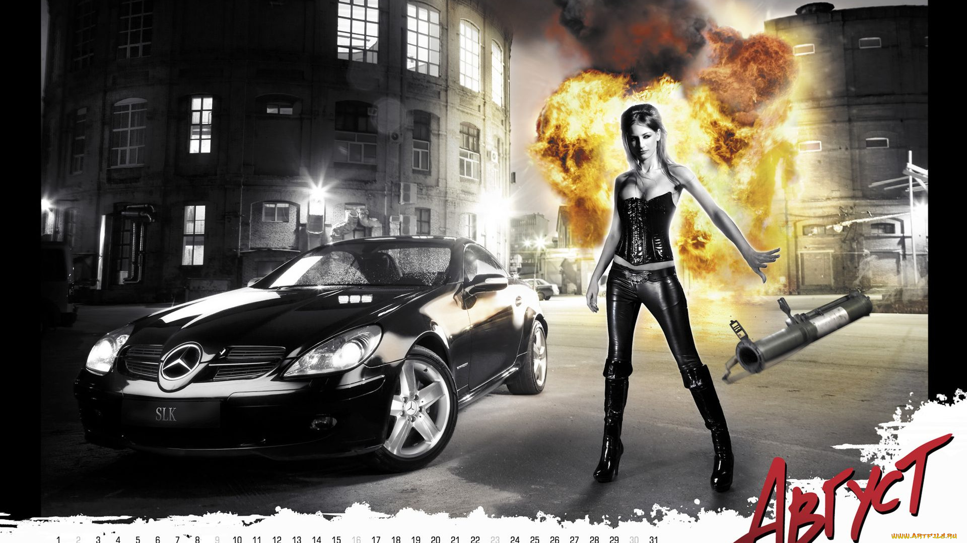 календари, девушки