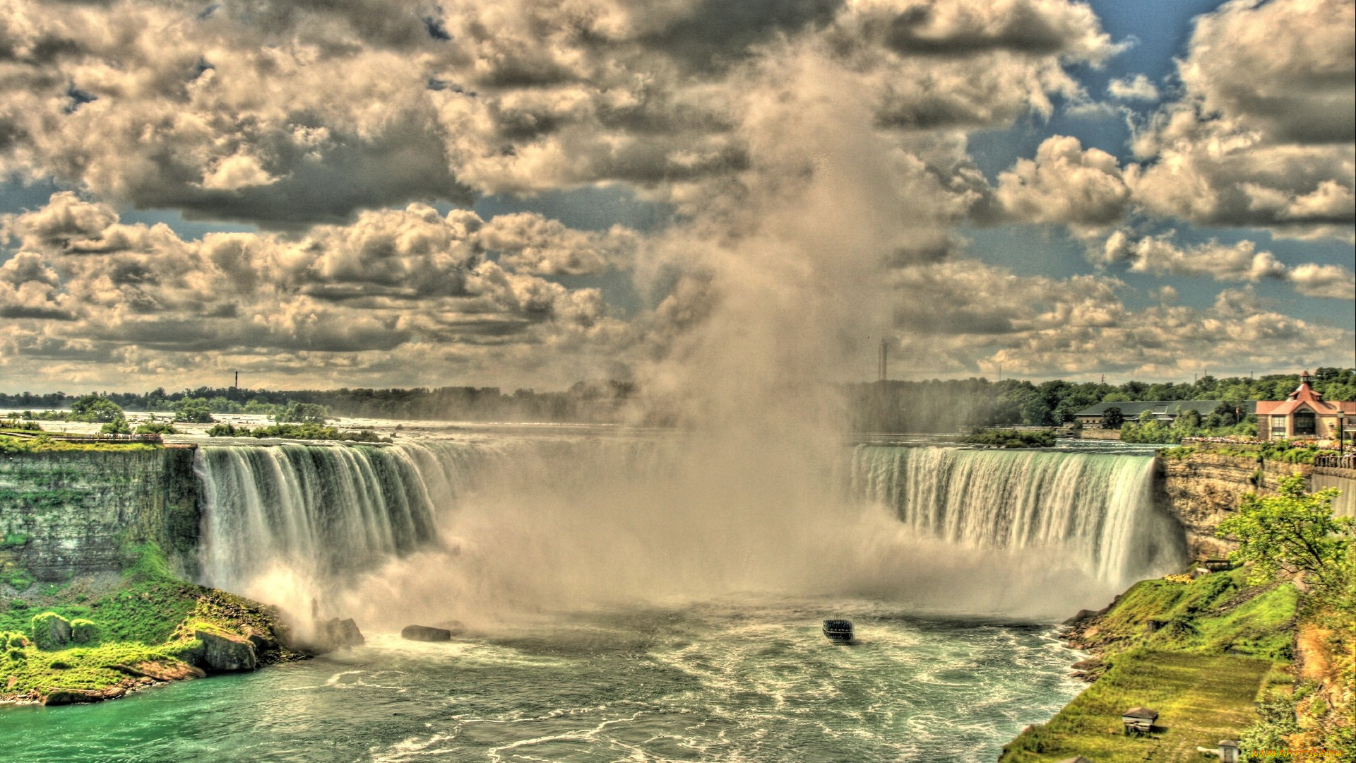 природа, водопады