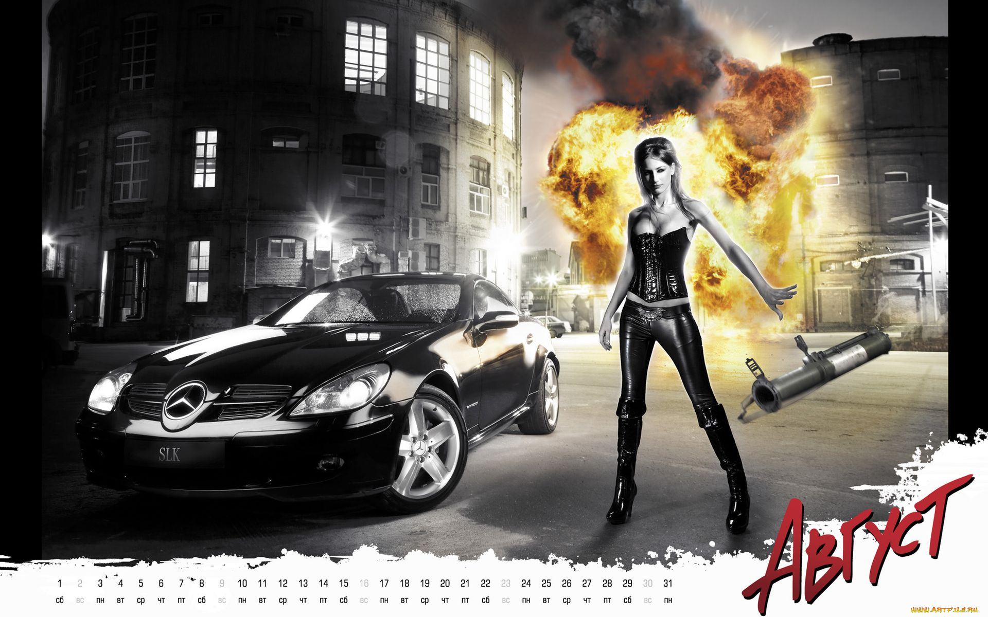 календари, девушки