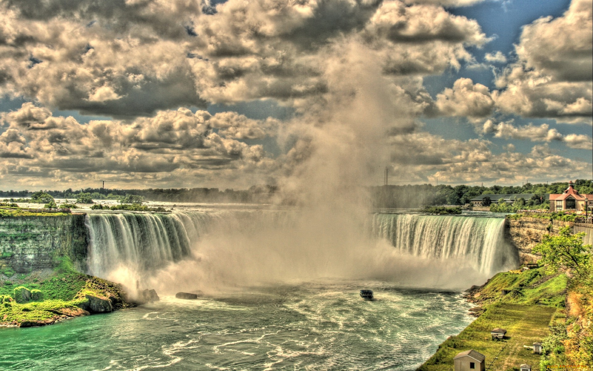 природа, водопады