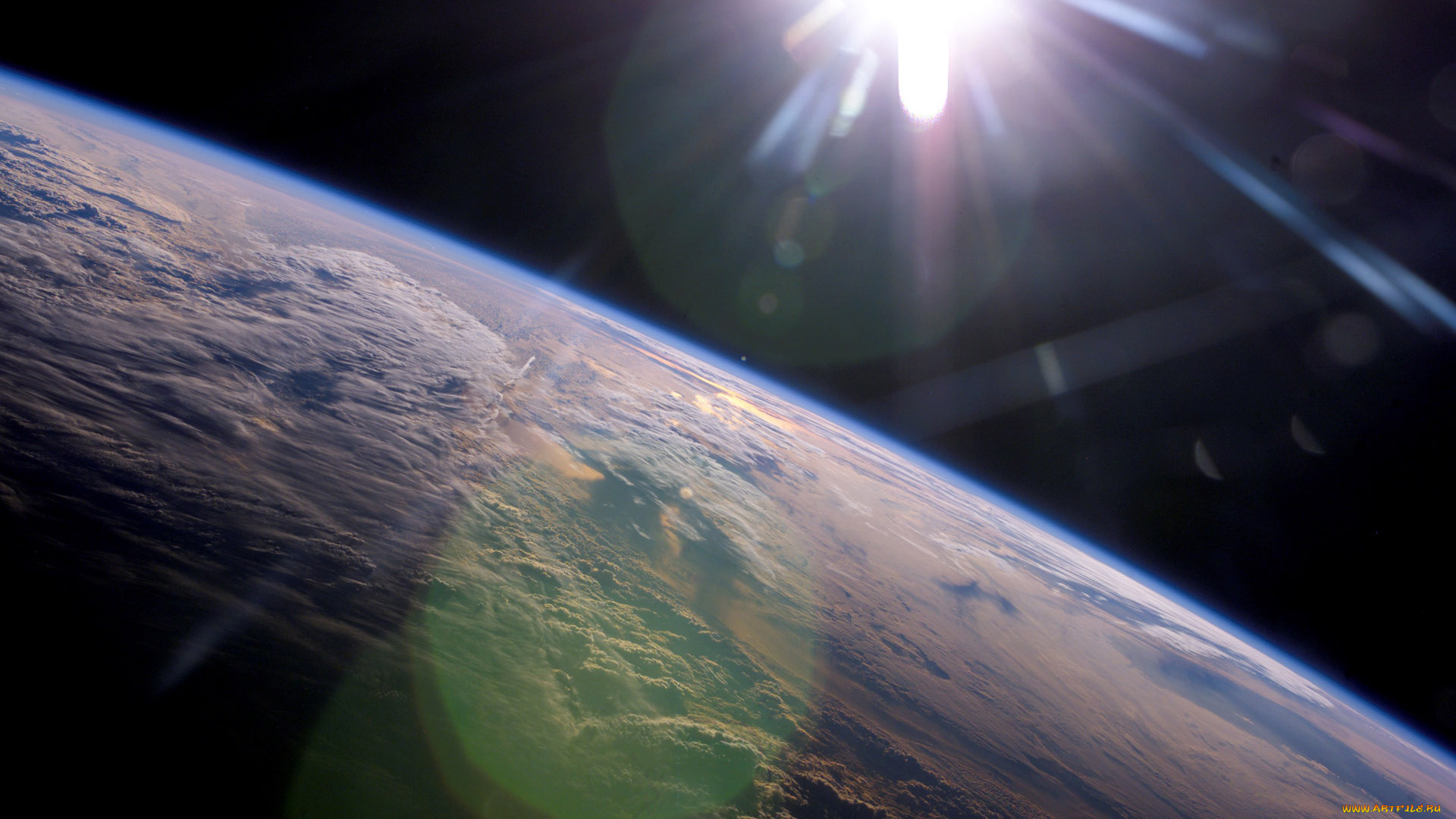 космос, земля