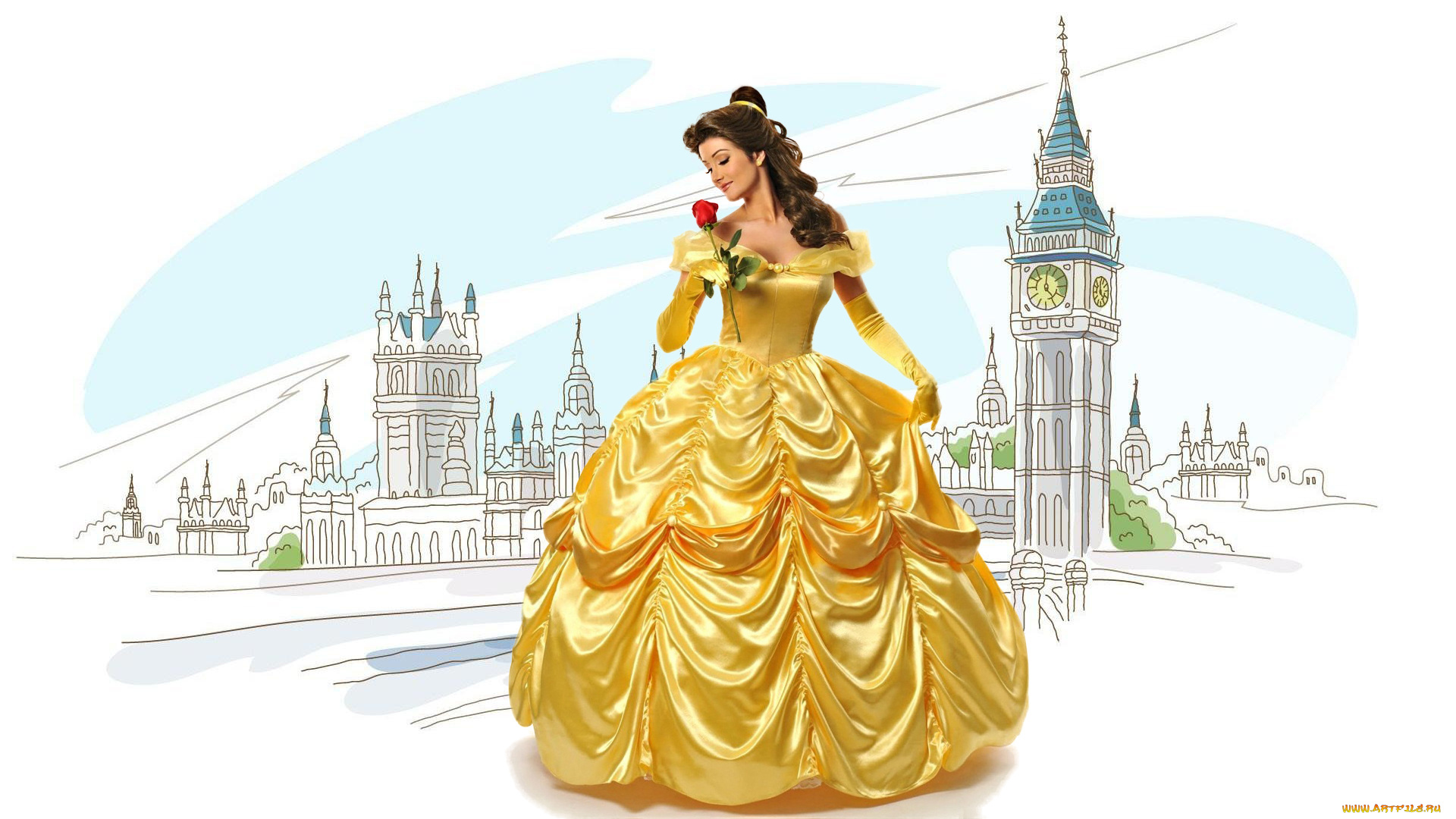 -Unsort, Креатив, девушки, unsort, креатив, рисунок, коллаж, лондон, роза, принцесса