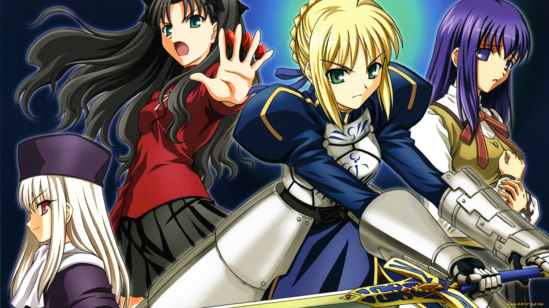 аниме, fate, stay, night