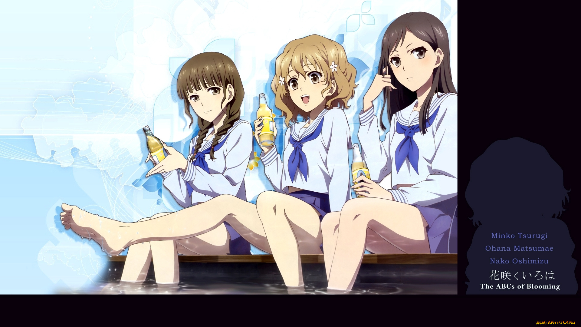 аниме, hana, saku, iroha, hana-saku