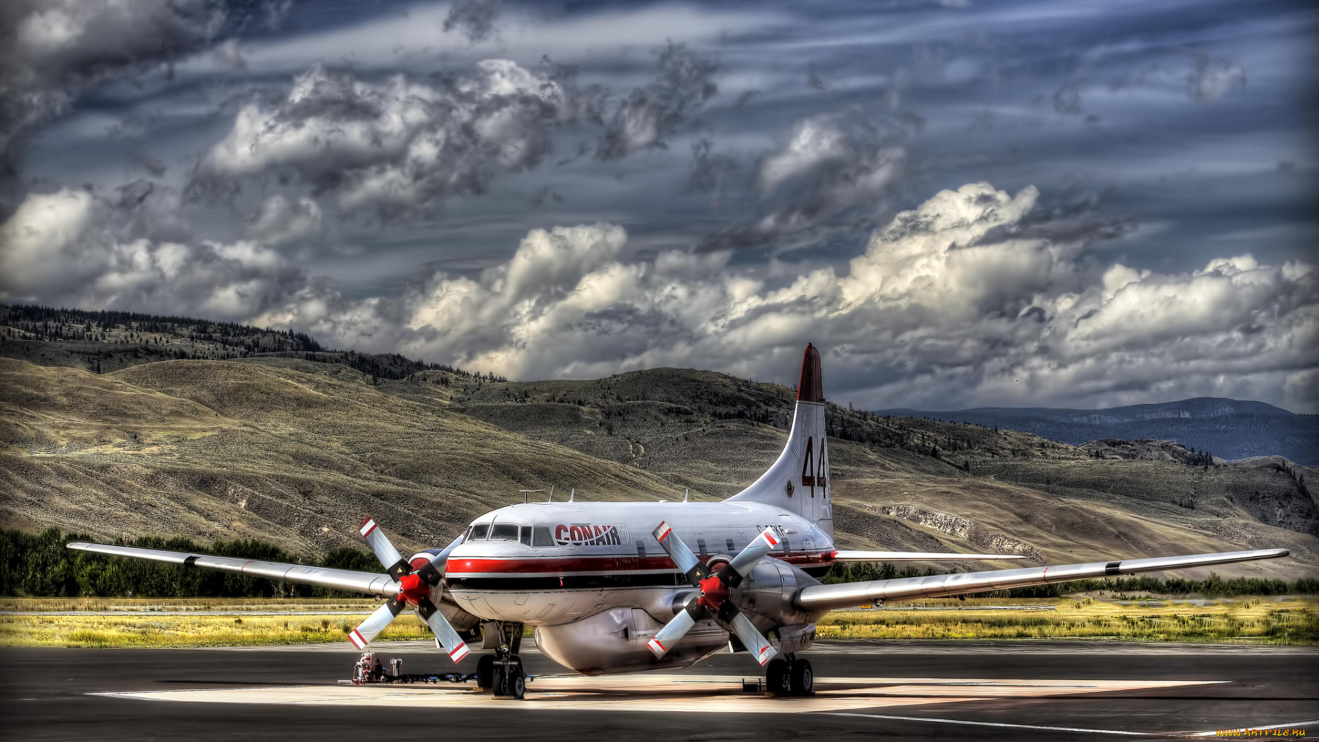 convair, 340, авиация, военно, транспортные, самолёты