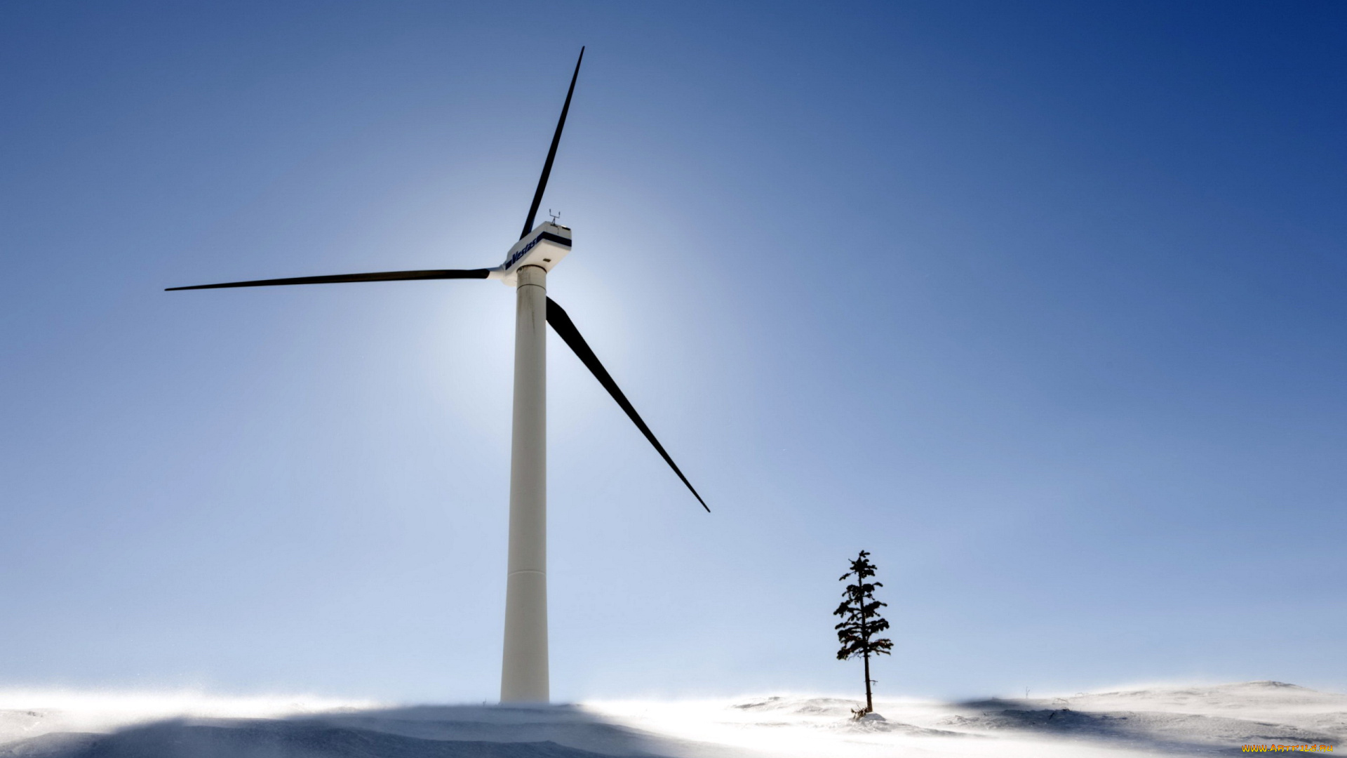 разное, мельницы, дерево, пейзаж, ветряк