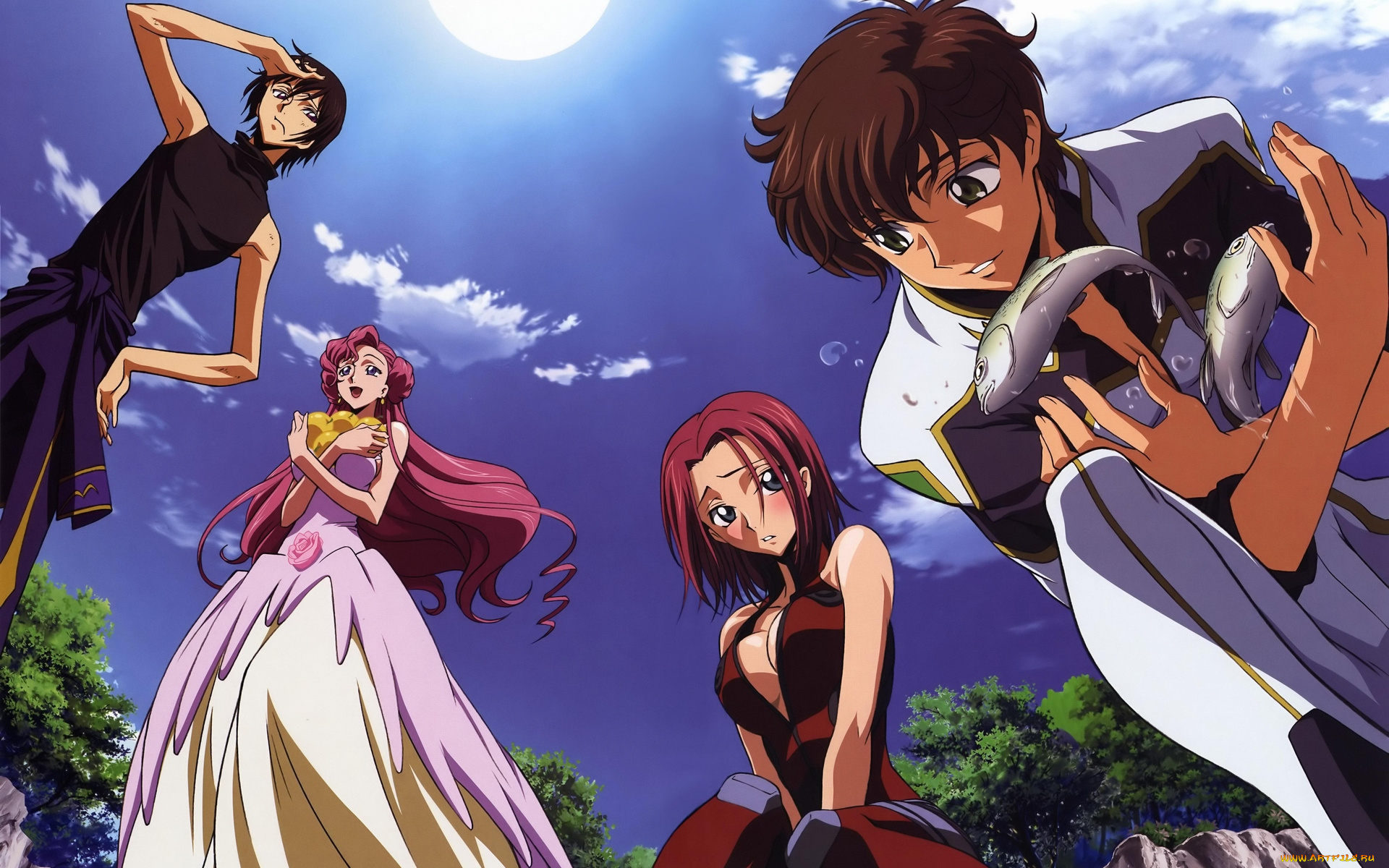 аниме, code, geass