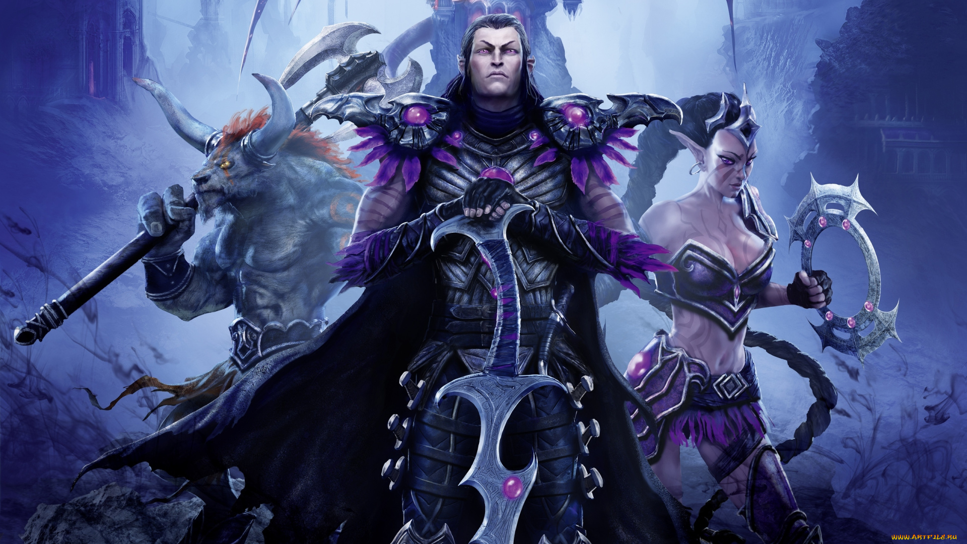 might, magic, heroes, shades, of, darkness, видео, игры, эльфы, минотавр