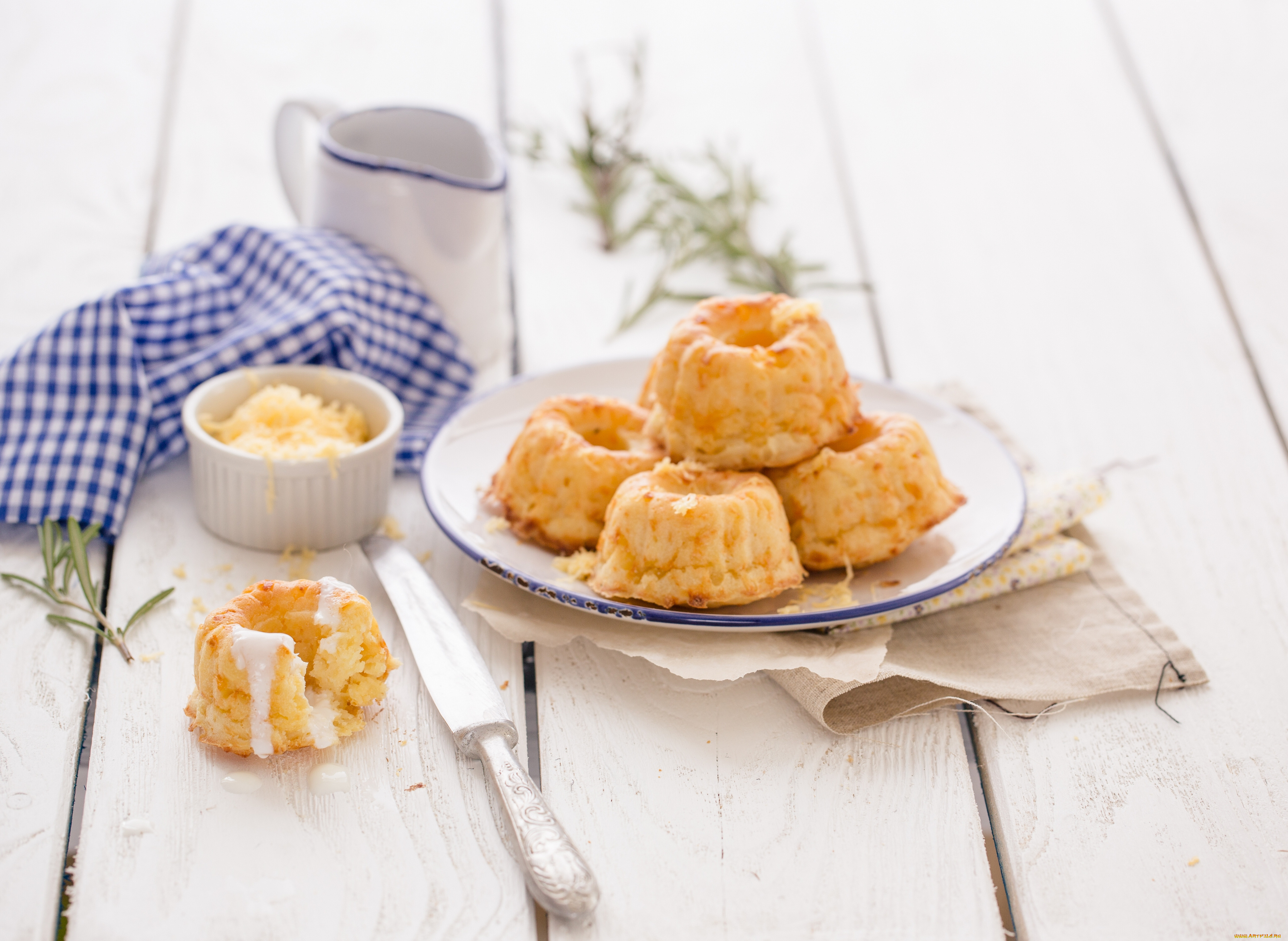 еда, пирожные, кексы, печенье, сдоба, нож, завтрак