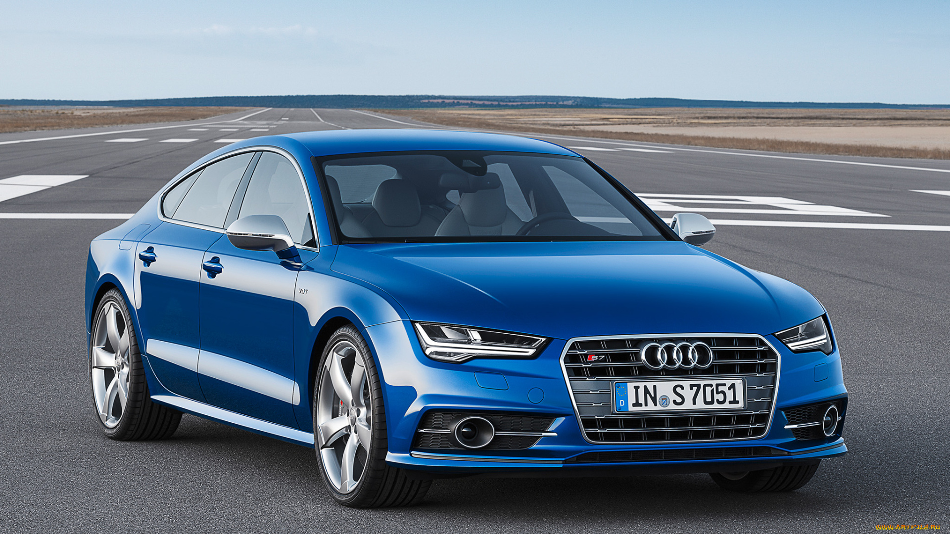 автомобили, audi, s7, sportback, 2014г, синий