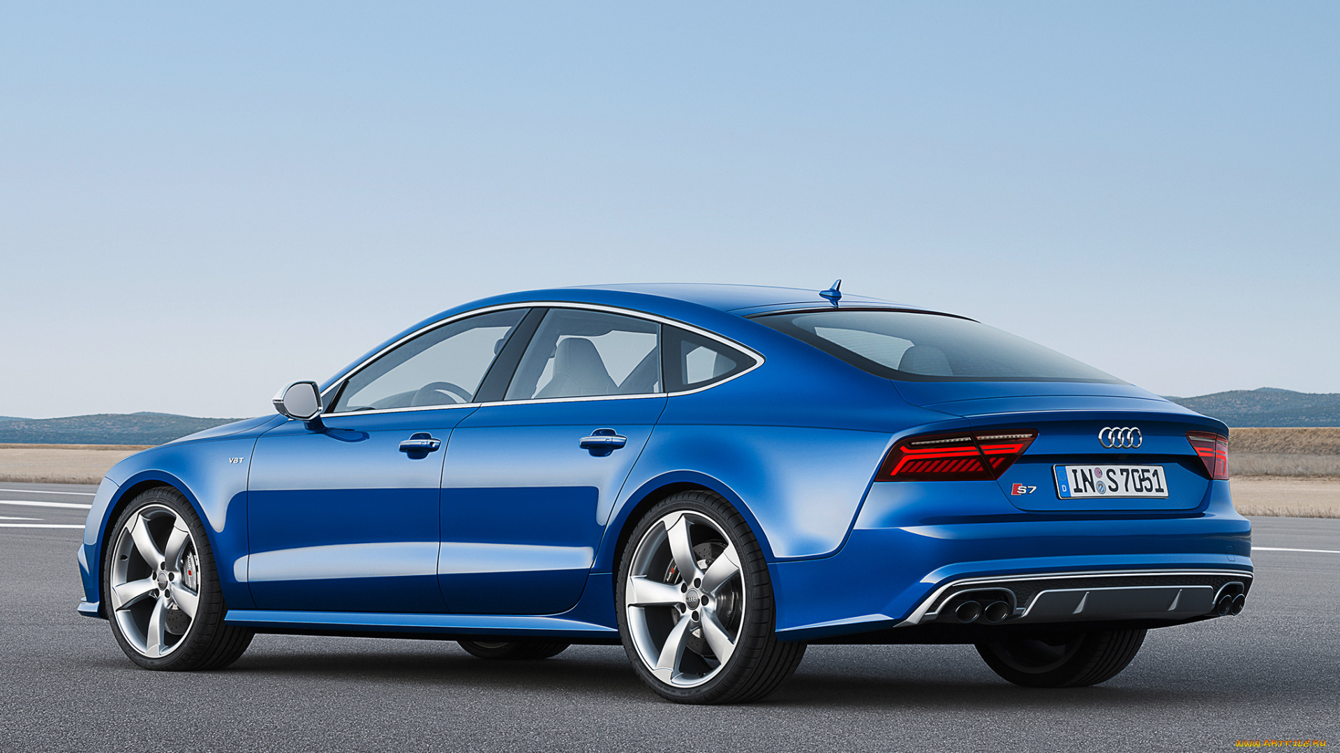 автомобили, audi, s7, sportback, 2014г, синий
