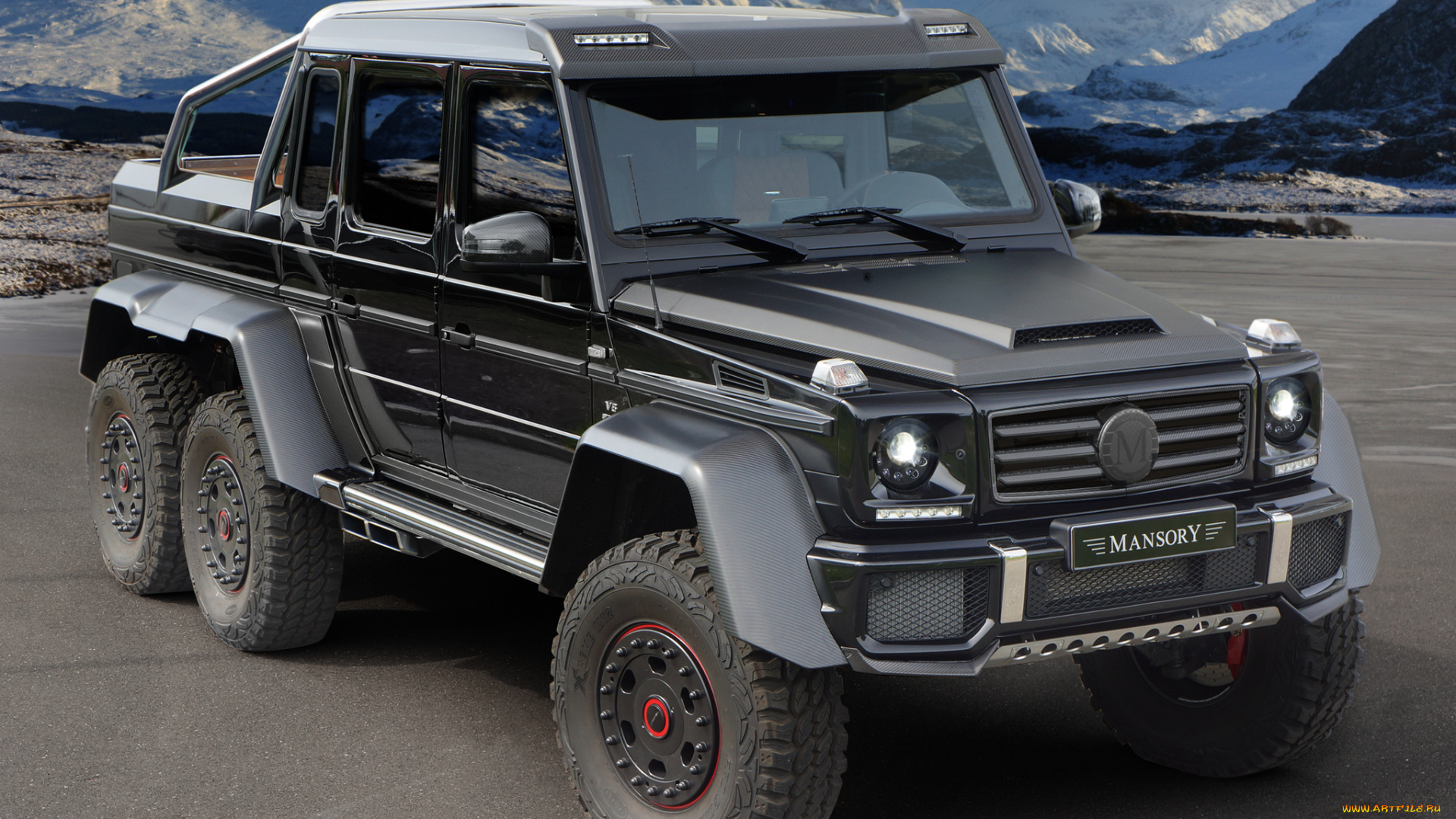 автомобили, mercedes-benz, 6x6, amg, g, 63, mansory, темный, 2014г, w463