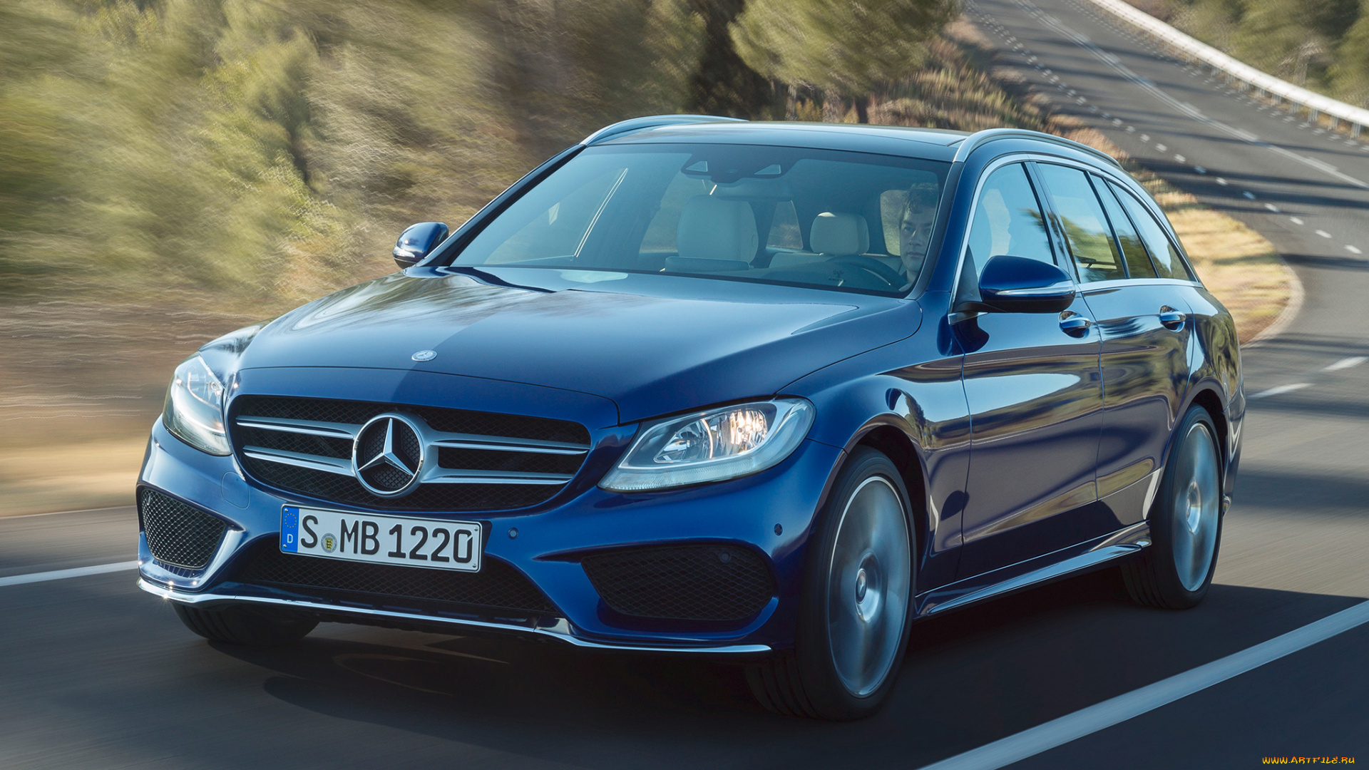 автомобили, mercedes-benz, estate, line, amg, c, 250, 2014г, s205, синий