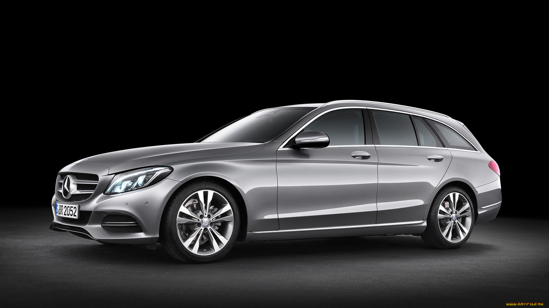 автомобили, mercedes-benz, темный, 2014г, s205, estate, c, 200, line, avantgarde