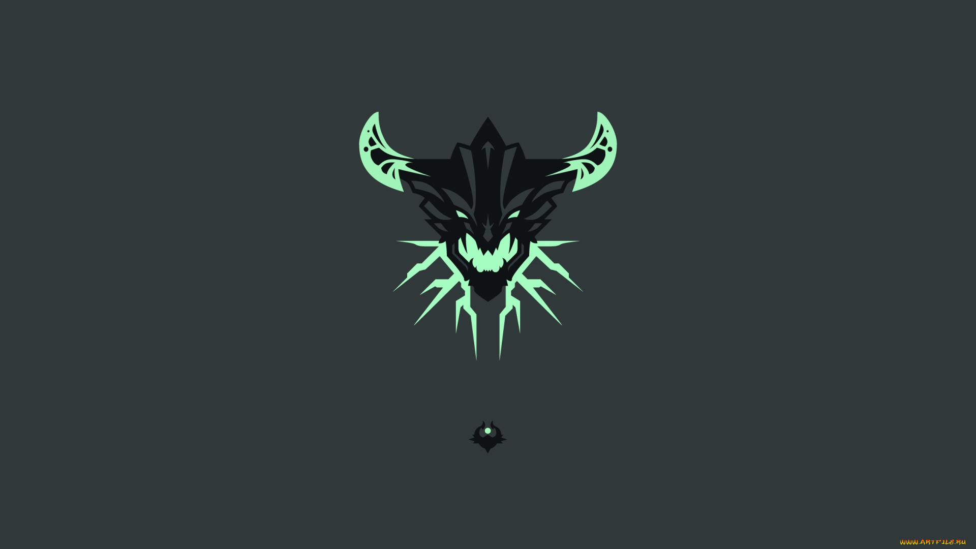 рисованные, минимализм, рога