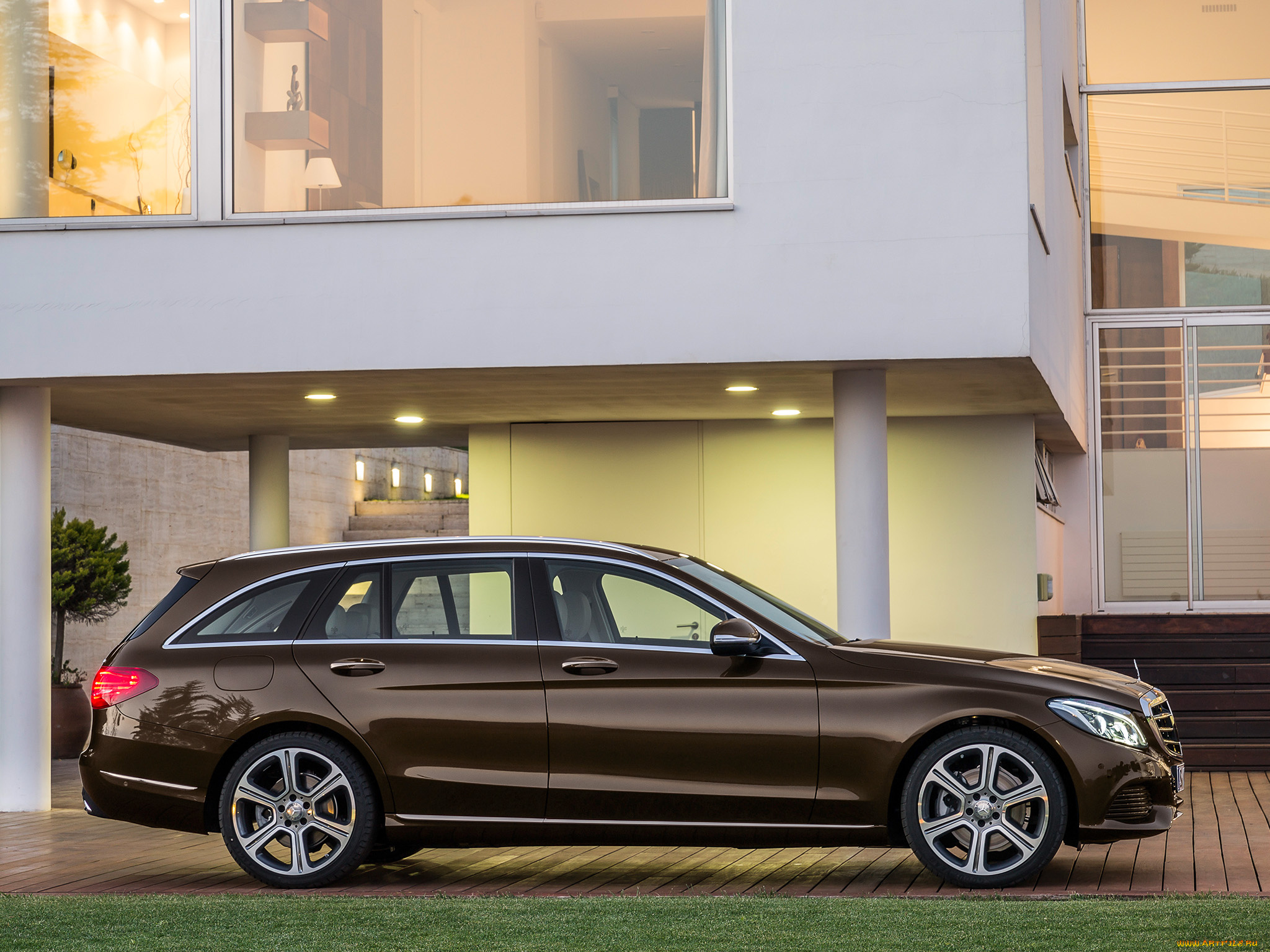 автомобили, mercedes-benz, 2014г, темный, s205, estate, line, exclusive, bluetec, hybrid, c, 300