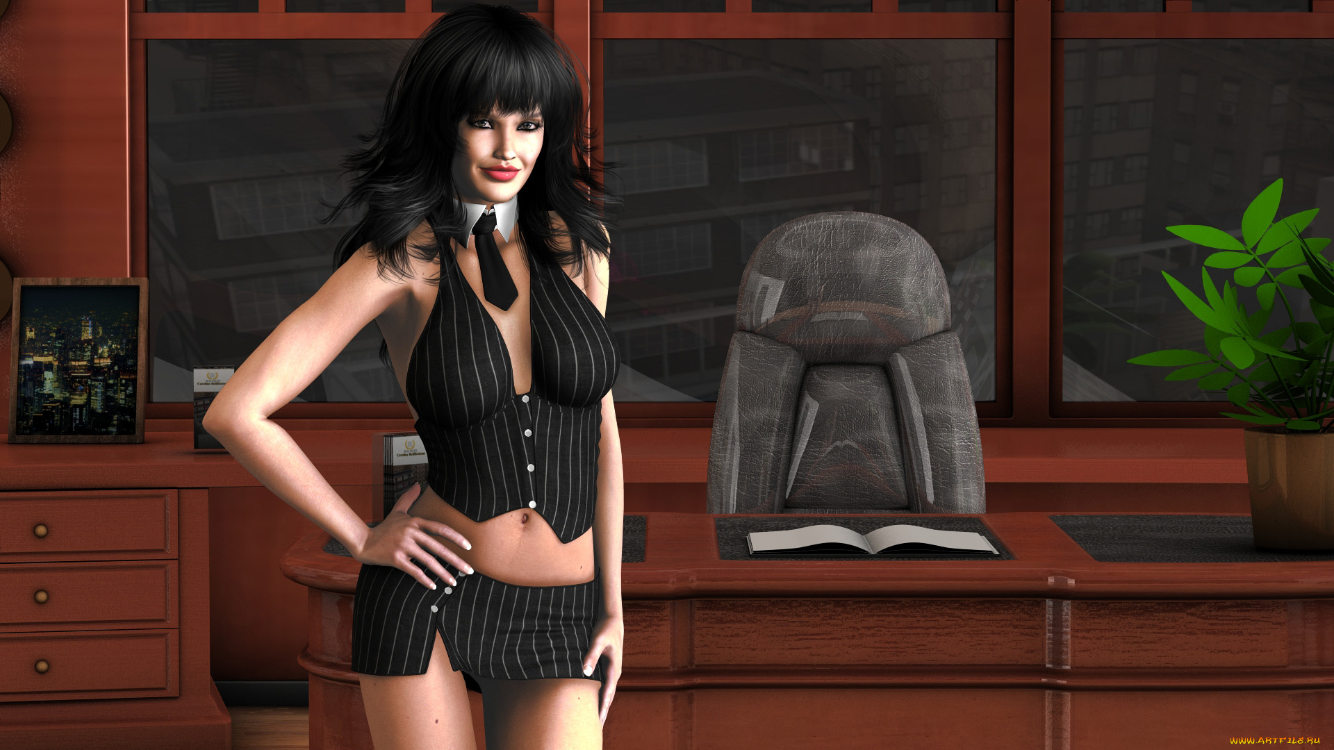 3д, графика, люди, , people, девушка, взгляд, фон