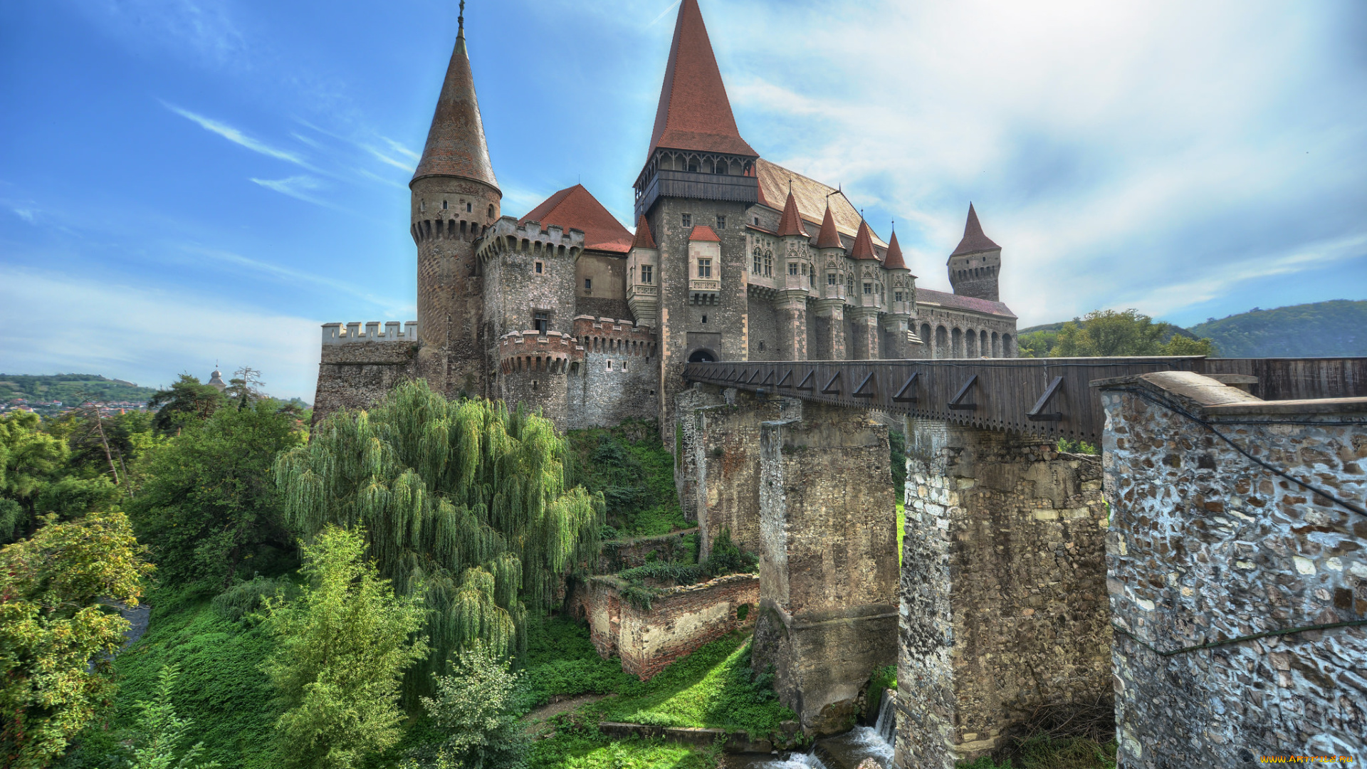 hunyad, castle, , hunedoara, , romania, города, -, дворцы, , замки, , крепости, замок