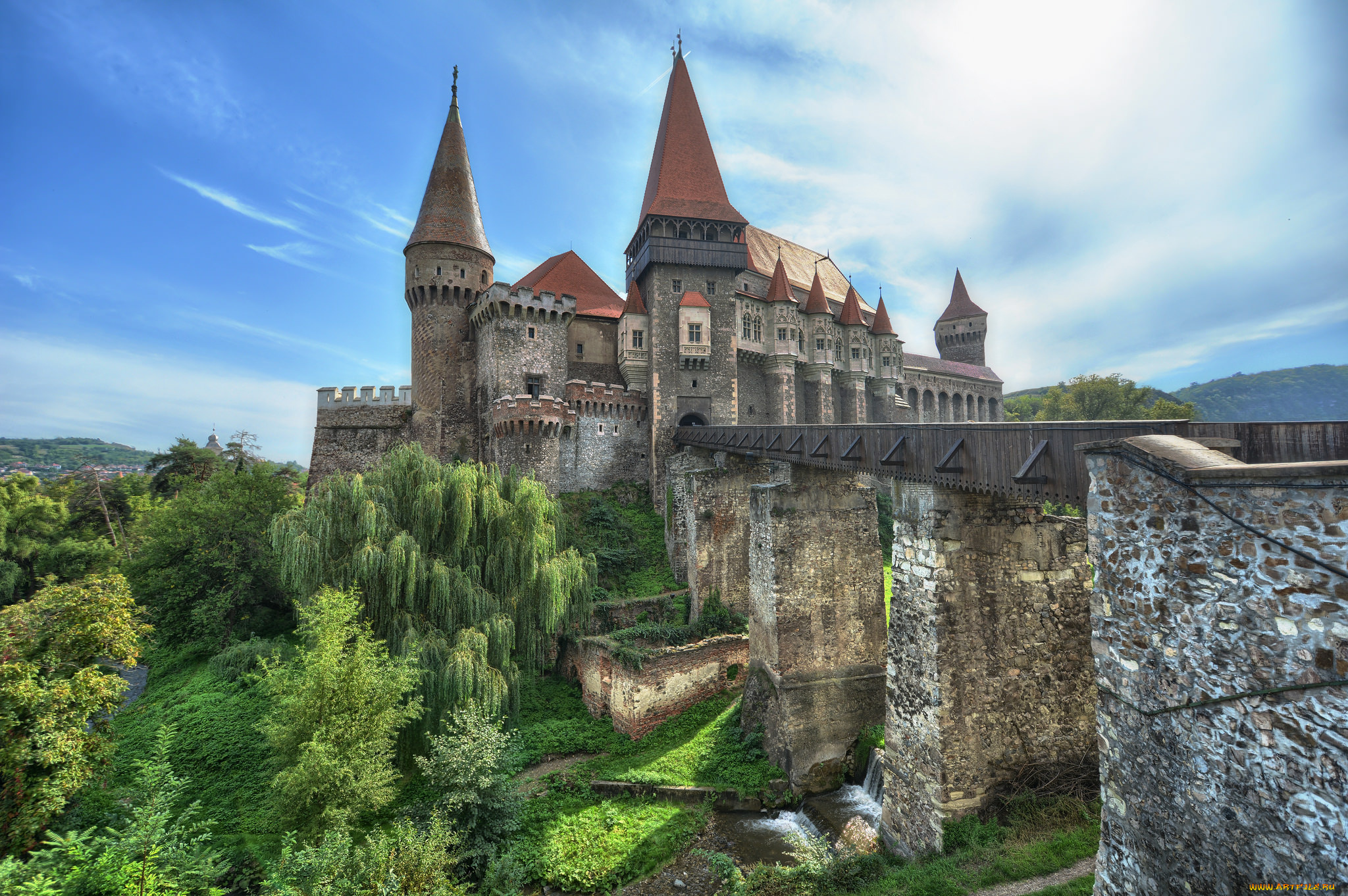 hunyad, castle, , hunedoara, , romania, города, -, дворцы, , замки, , крепости, замок