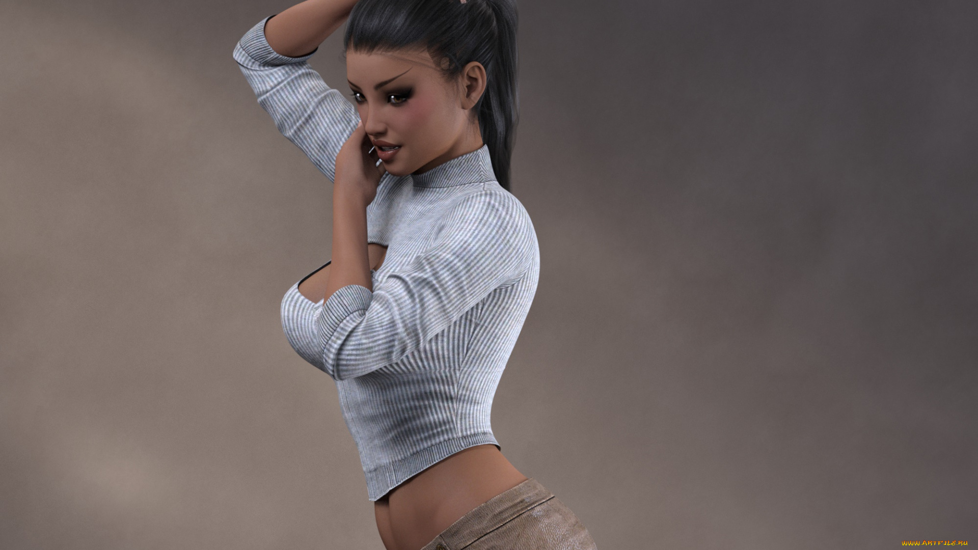 3д, графика, люди, , people, фон, девушка, взгляд